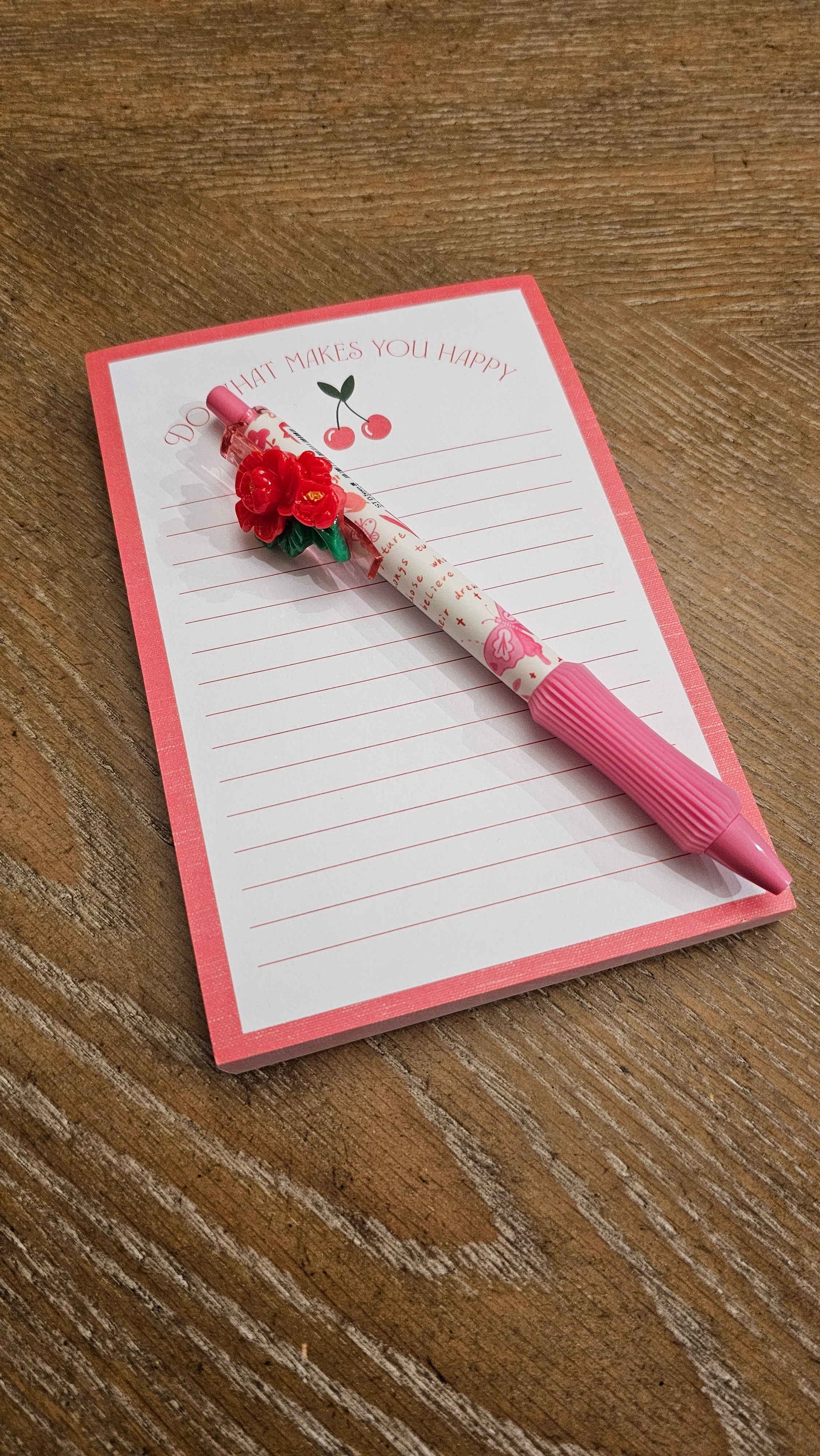 Cherry Bow Stationery Gift Set