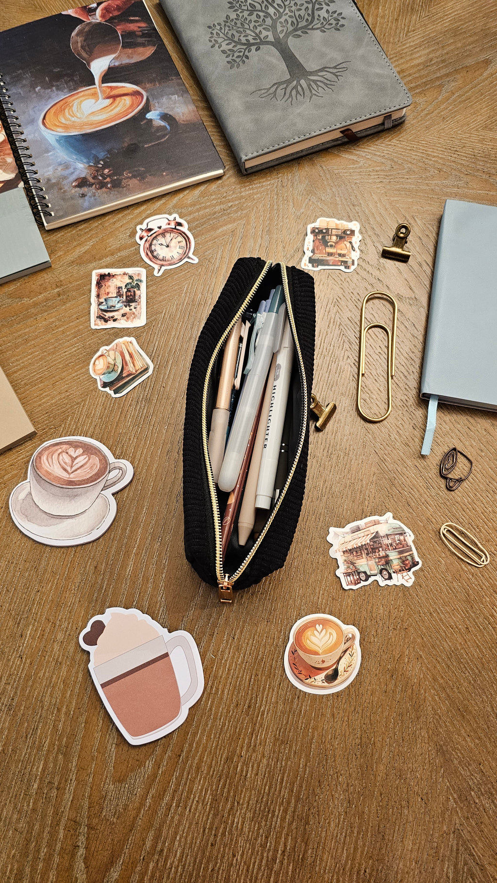 The Cozy Coffee Corner Premium Stationery Gift Set