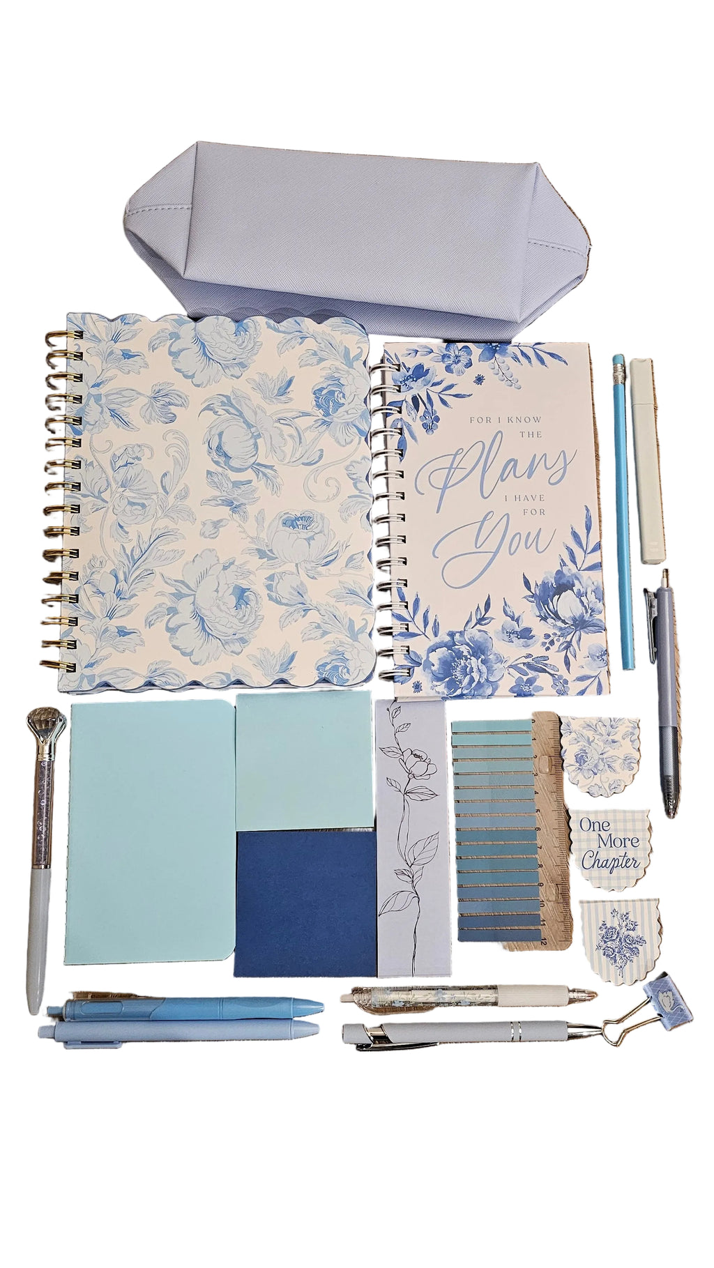 Blooming Blue Stationery Gift Set