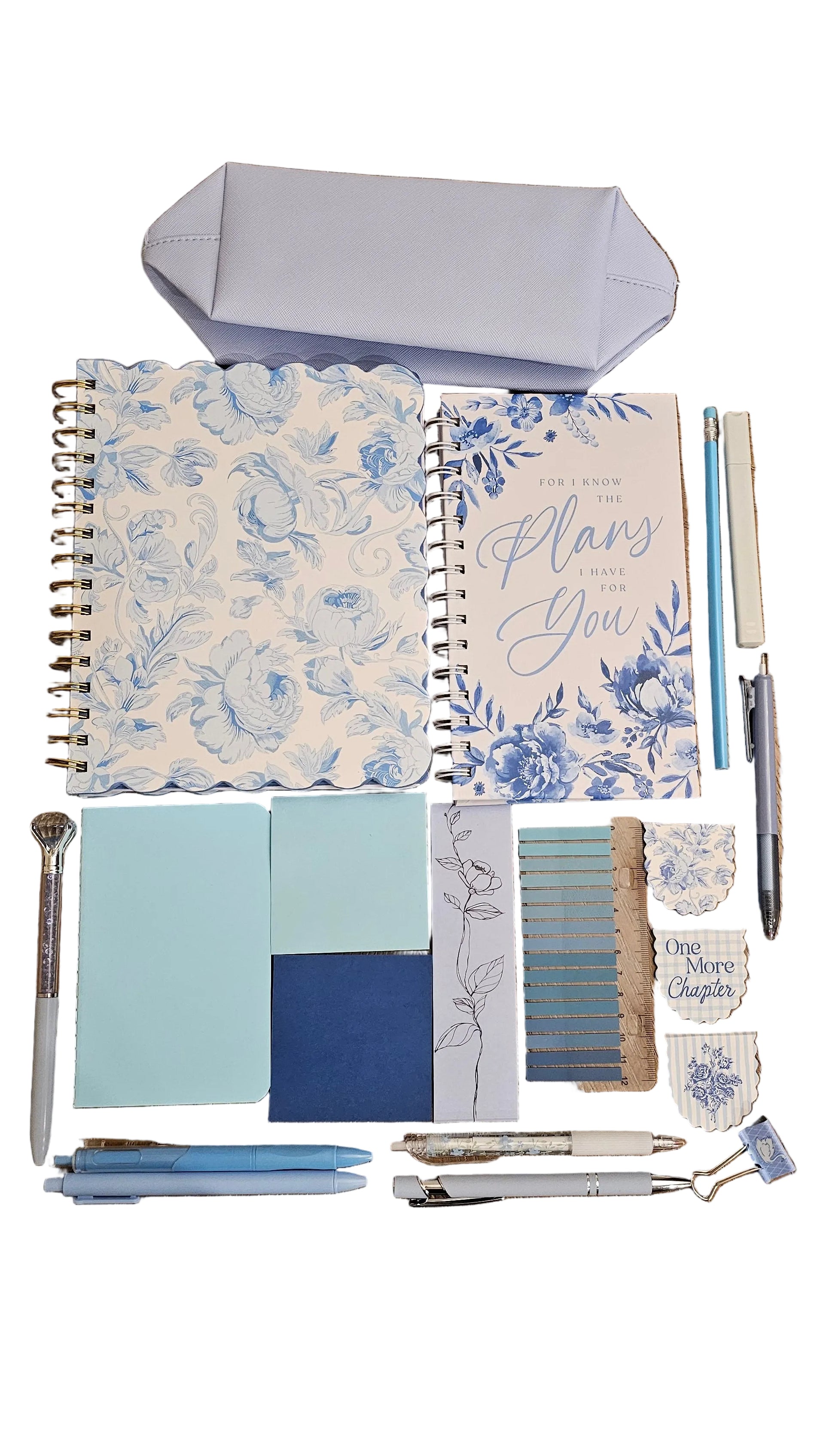 Blooming Blue Stationery Gift Set