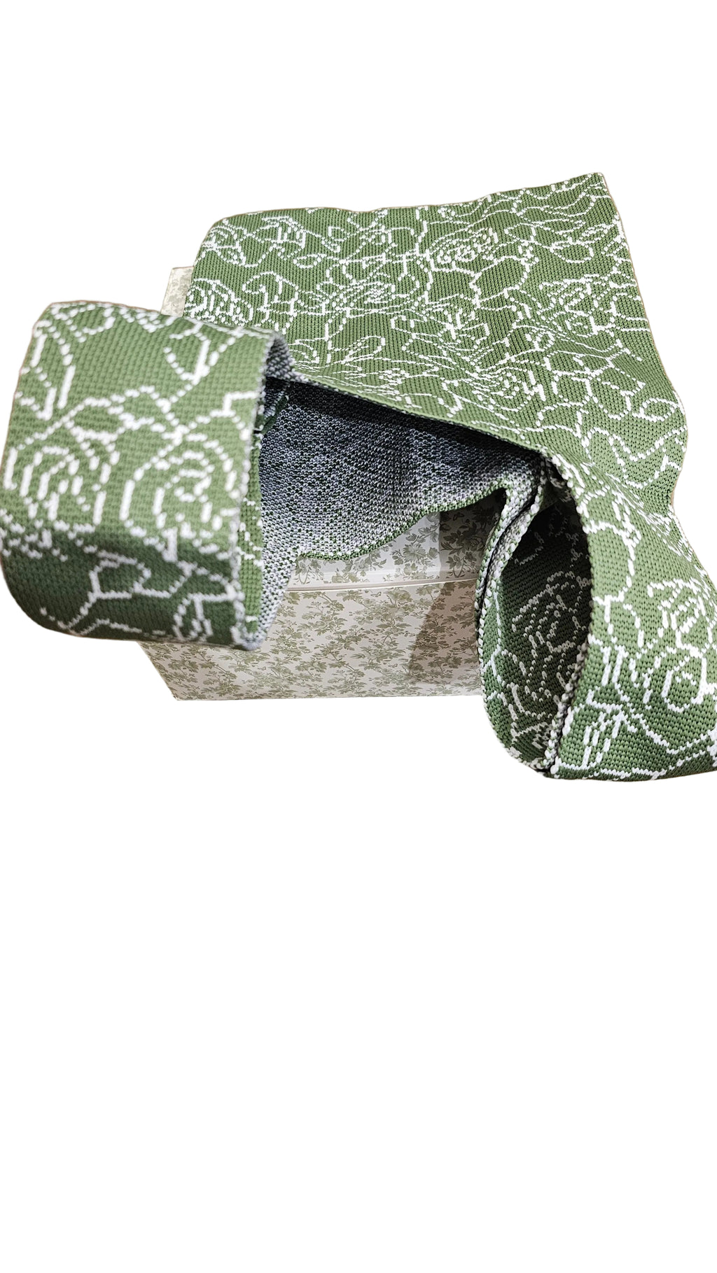 Reusable Knit Mini Tote Bag – Floral Collection