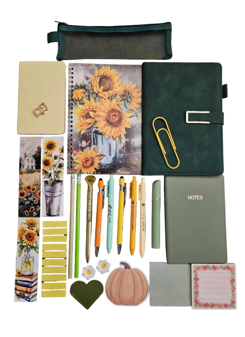 🌻 Sunflower Love Story Stationery Gift Set