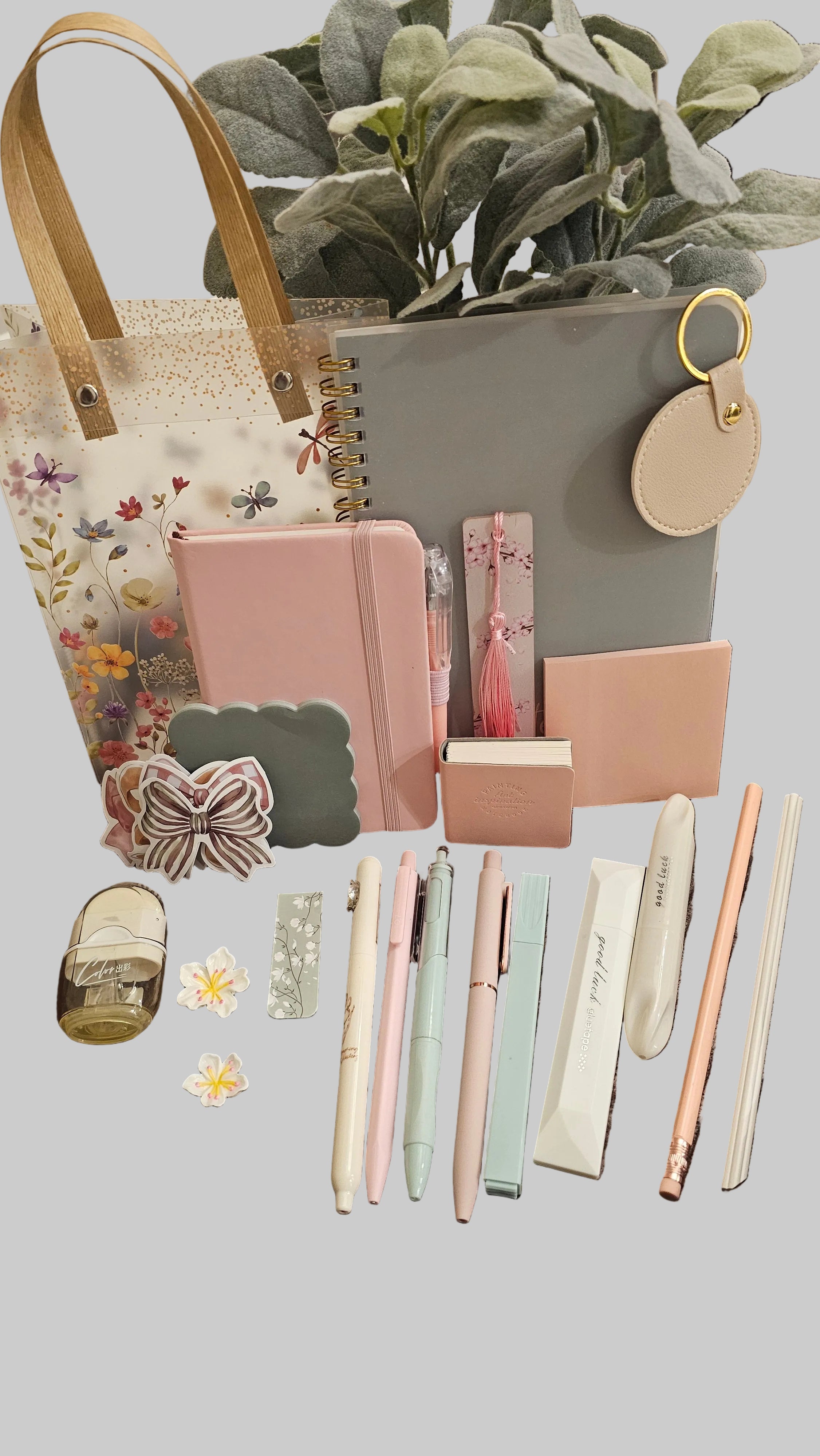 Blush & Sage Deluxe Stationery Gift Box