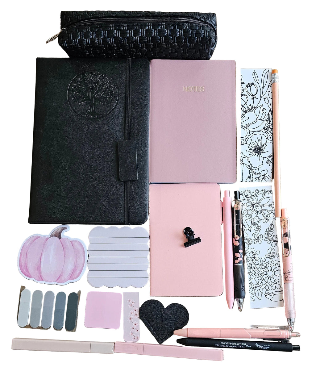 Blush & Noir Stationery Gift Set