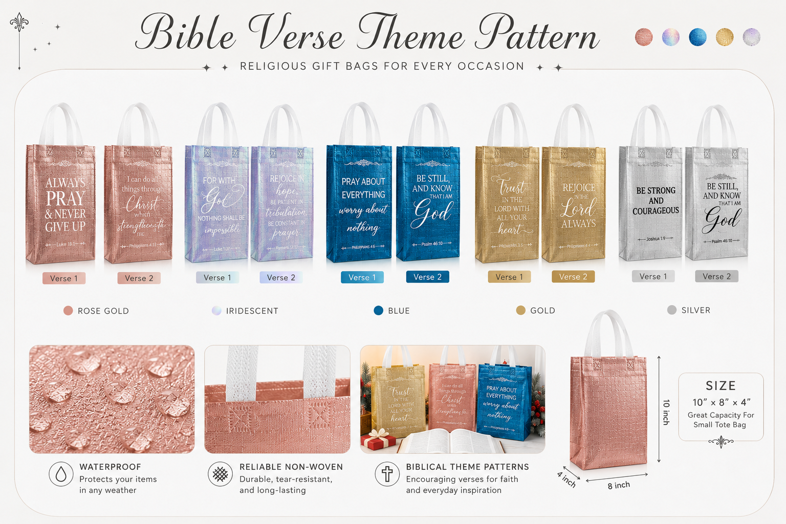 Inspirational Bible Verse Gift Bag