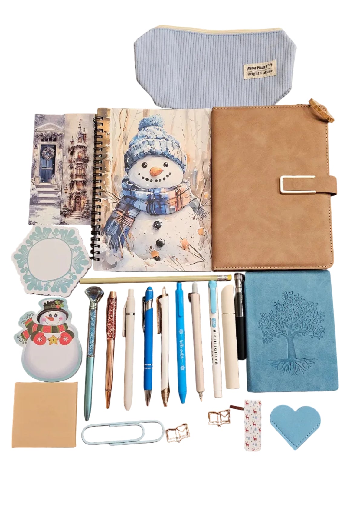 Winter Snowman Premium Stationery Gift Set