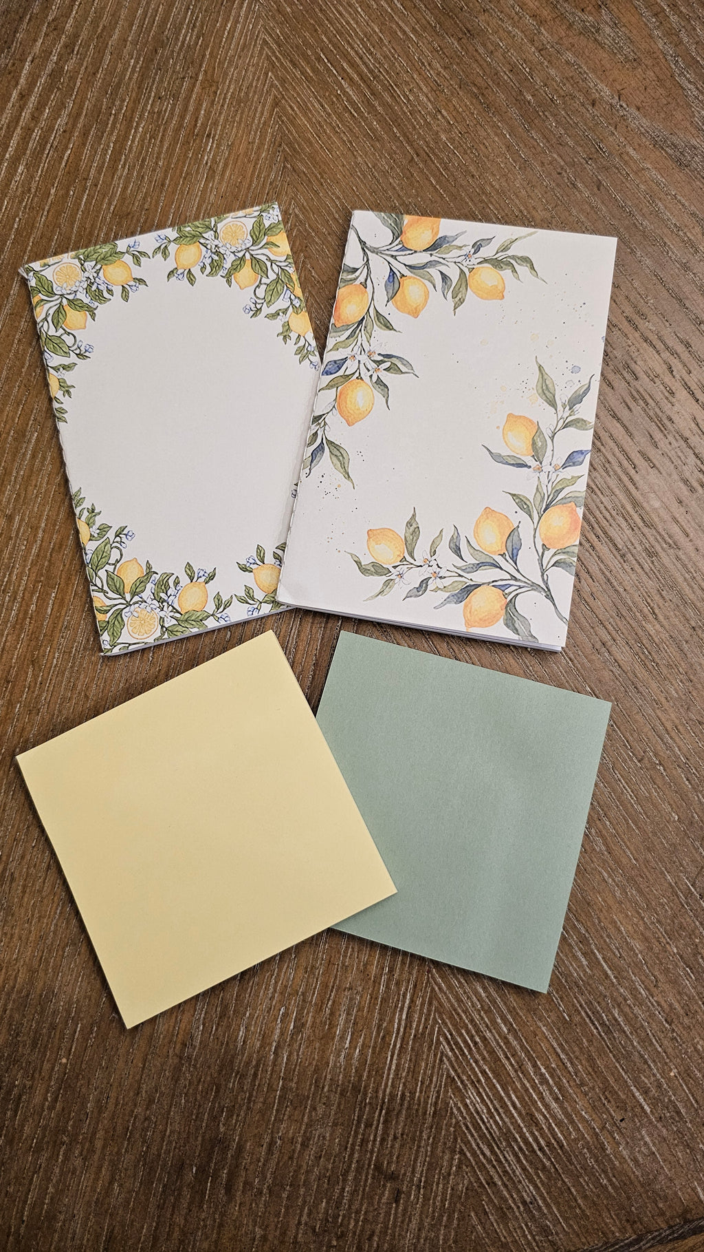 Lemon Blossom Stationery Gift Set