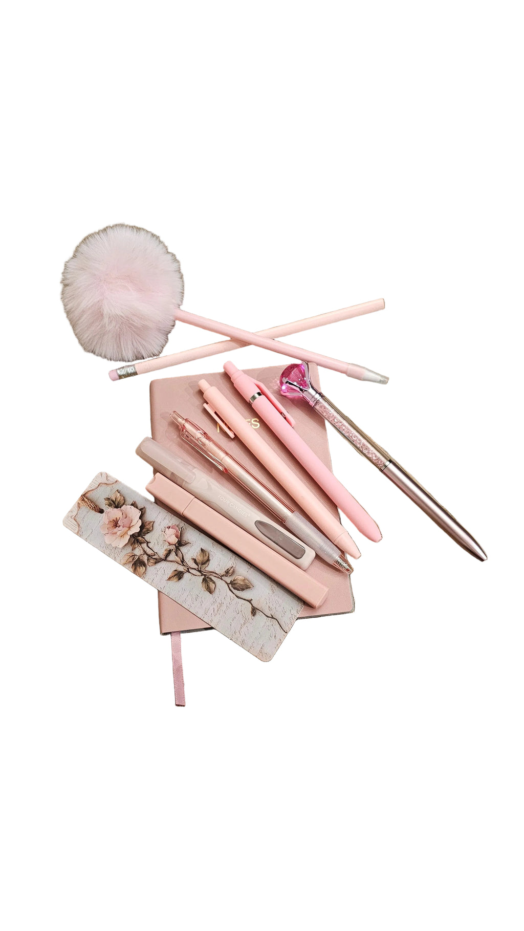 Pink Bow Stationery Gift Set.