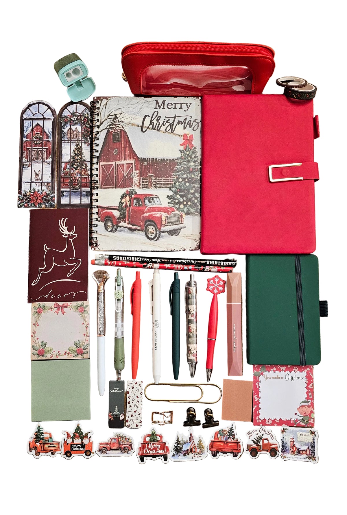 Christmas at the Old Red Barn Super Premium Stationery Gift Set