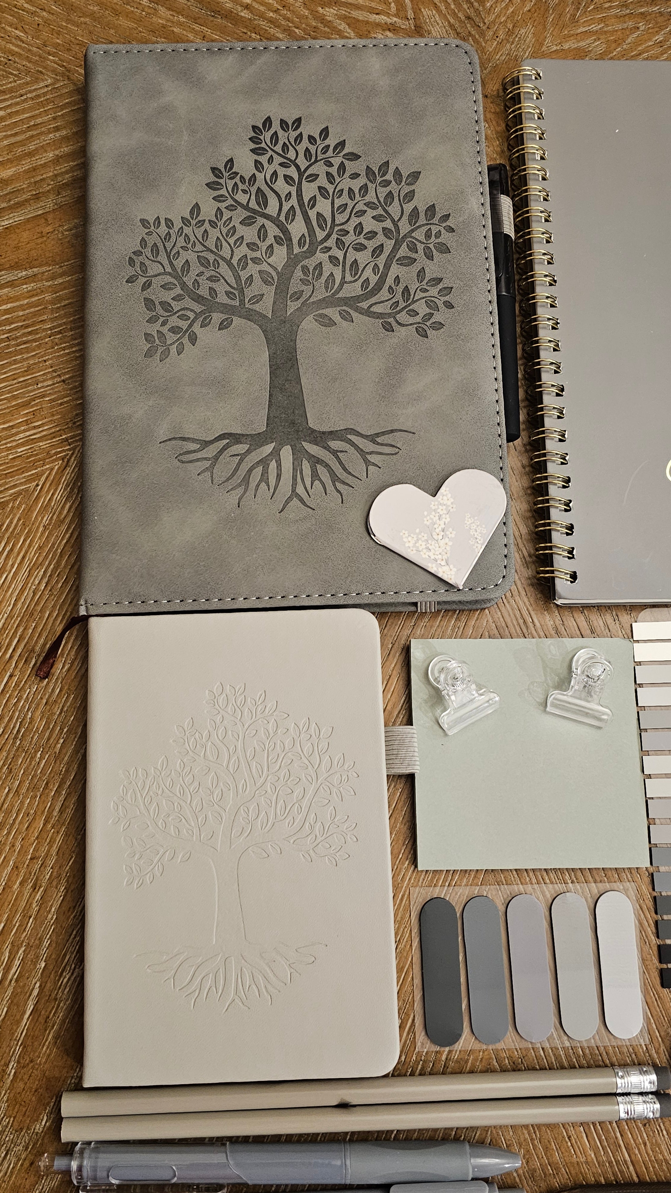 Elegant Gray Stationery Gift Set