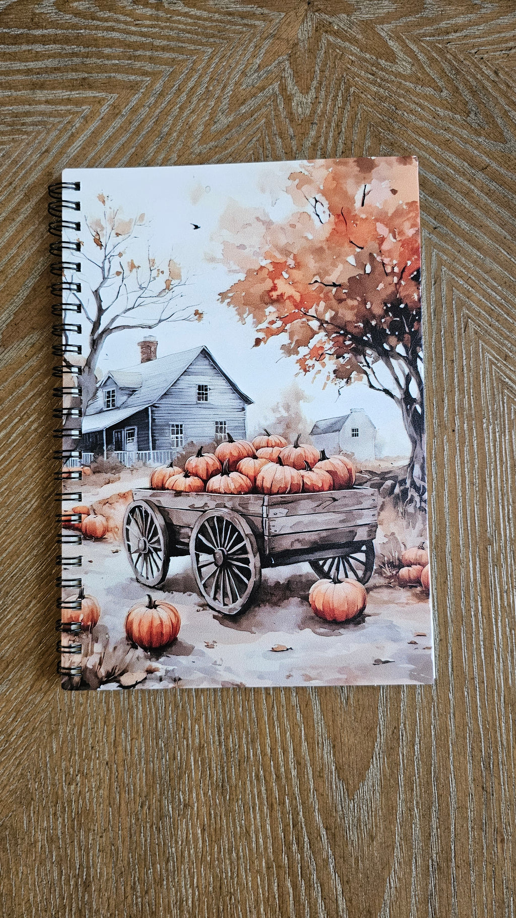 Autumn Pumpkin Cottage Stationery Gift Set