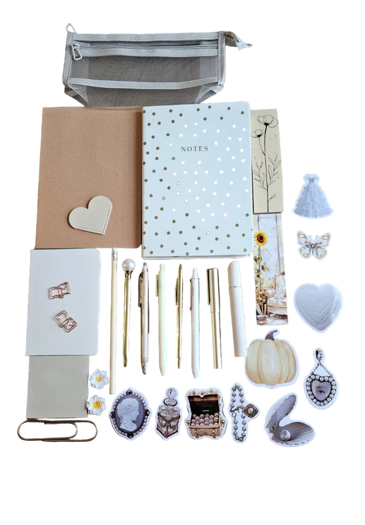Golden Pearl Stationery Gift Set