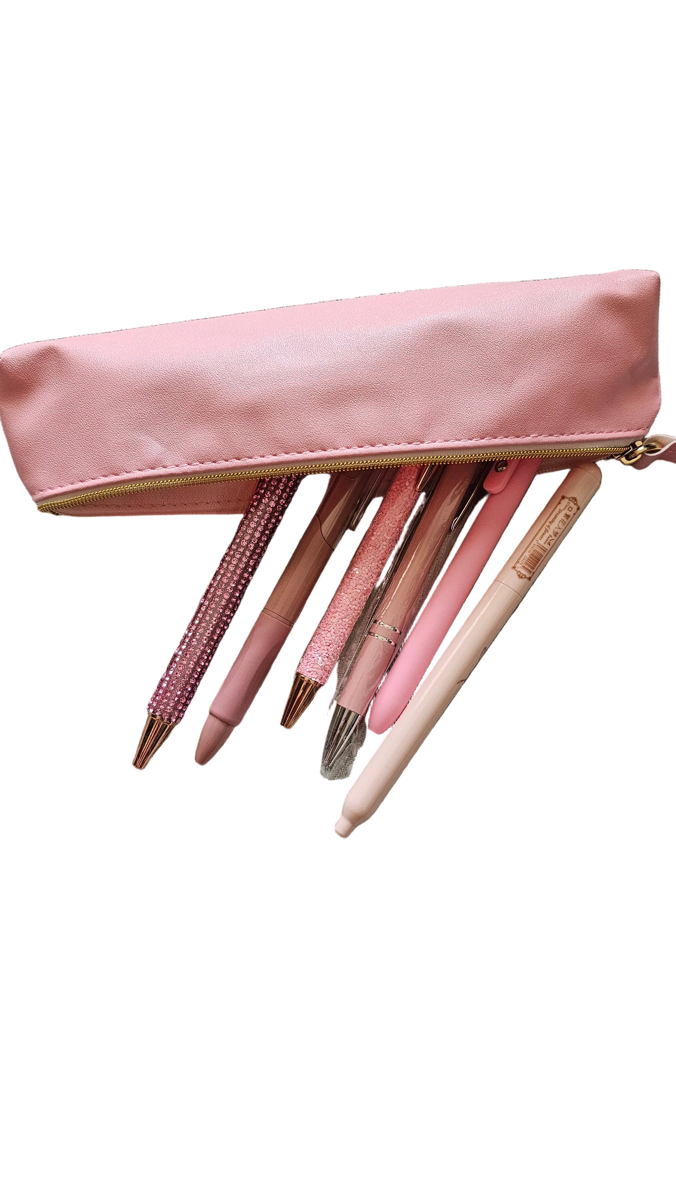 Blush Pink Pen & Pencil Case Gift Set
