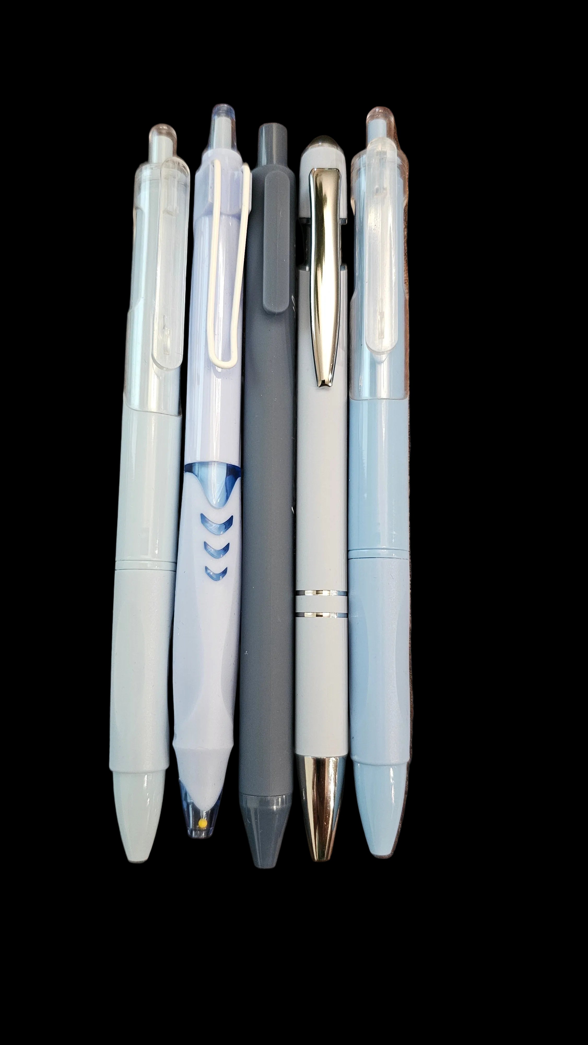Blue Pastel Pen Bundle – Set of 5