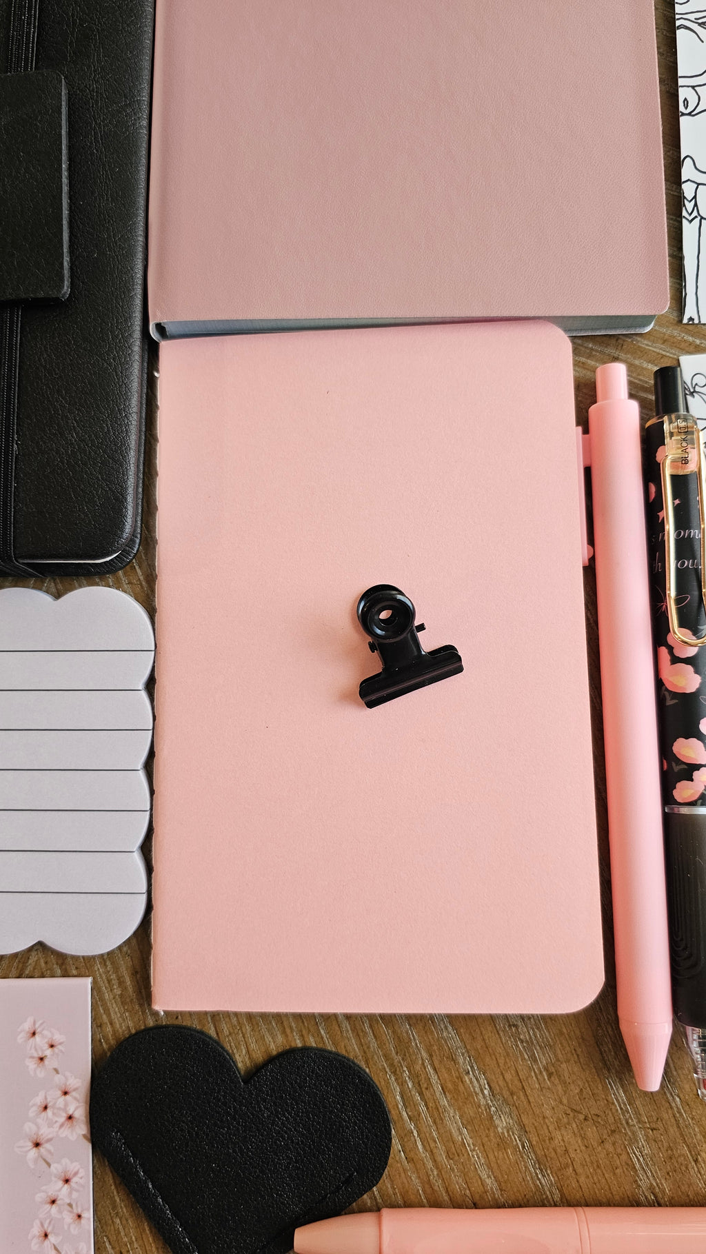 Blush & Noir Stationery Gift Set