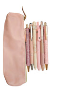 Blush Pink Pen & Pencil Case Gift Set