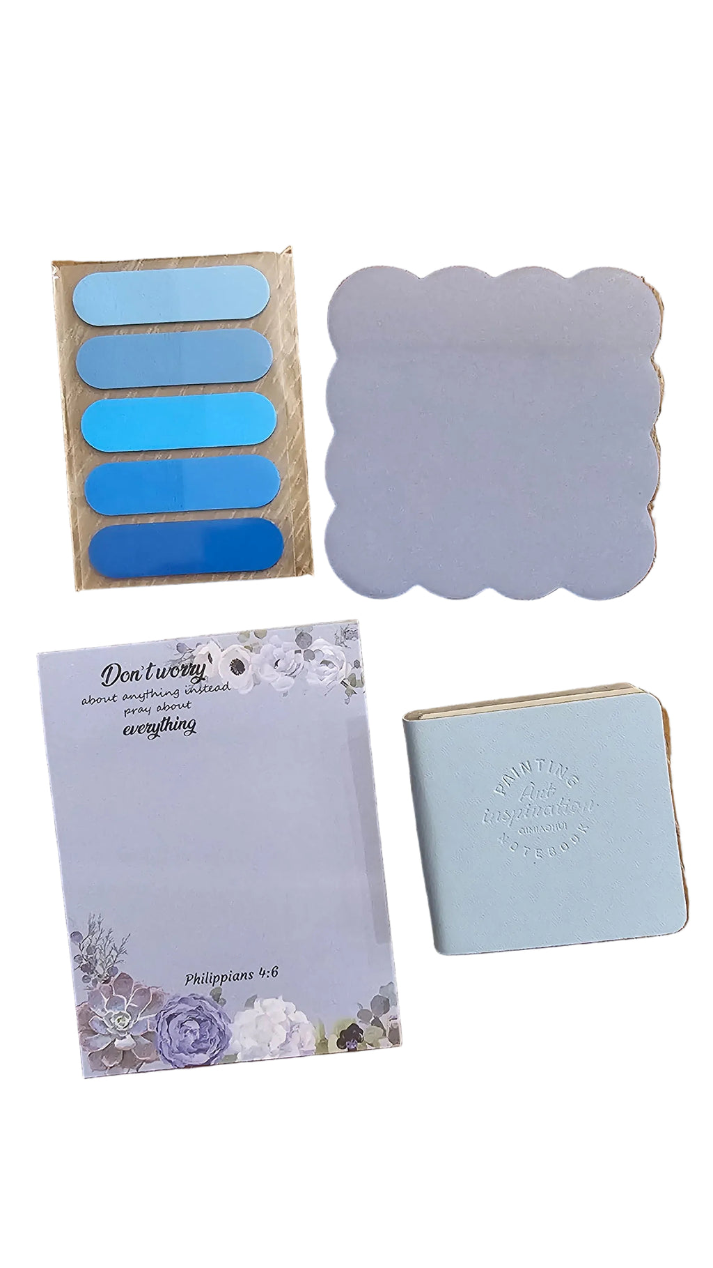 Blue Floral Stationery Gift Set