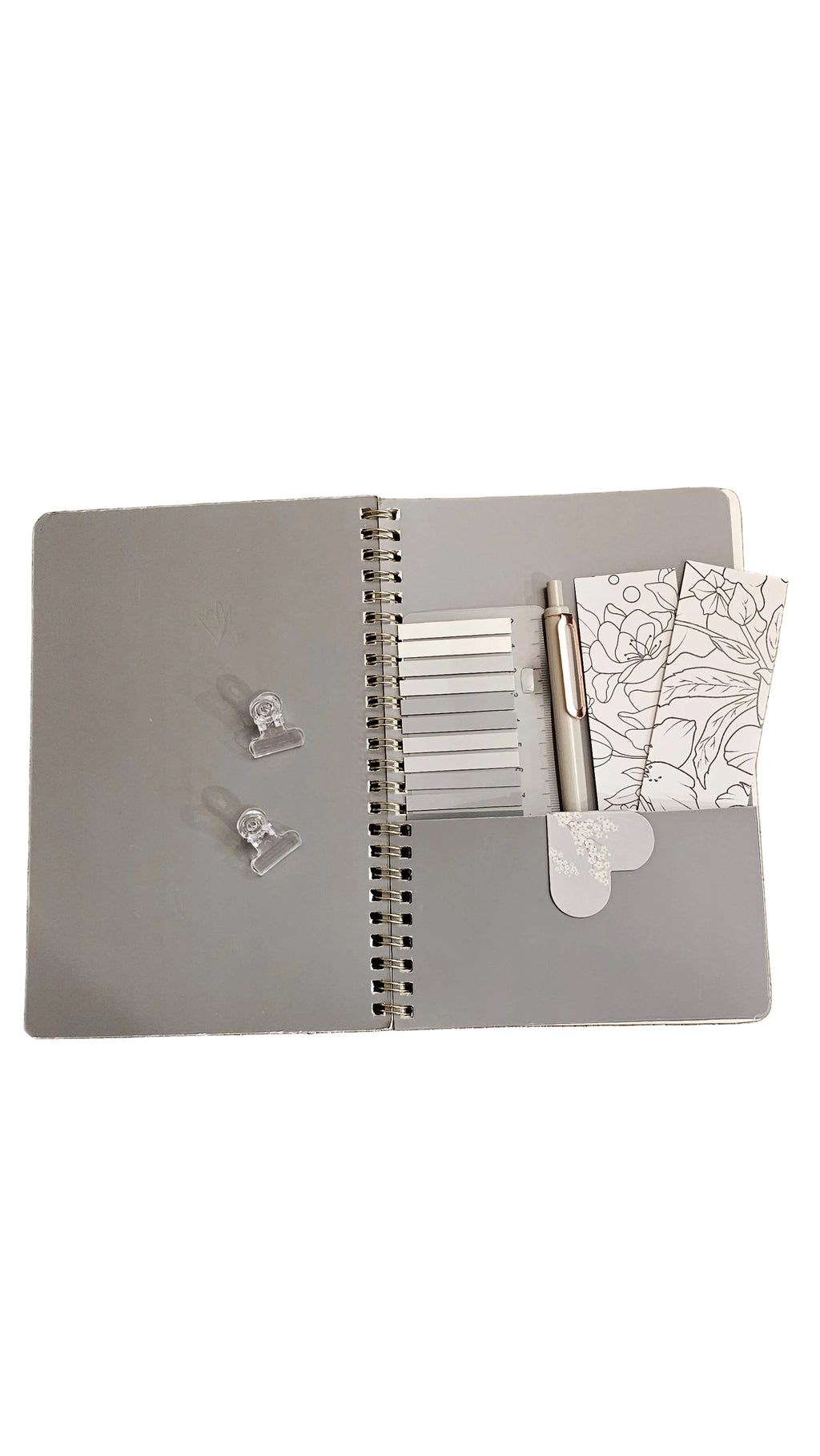 Elegant Gray Stationery Gift Set