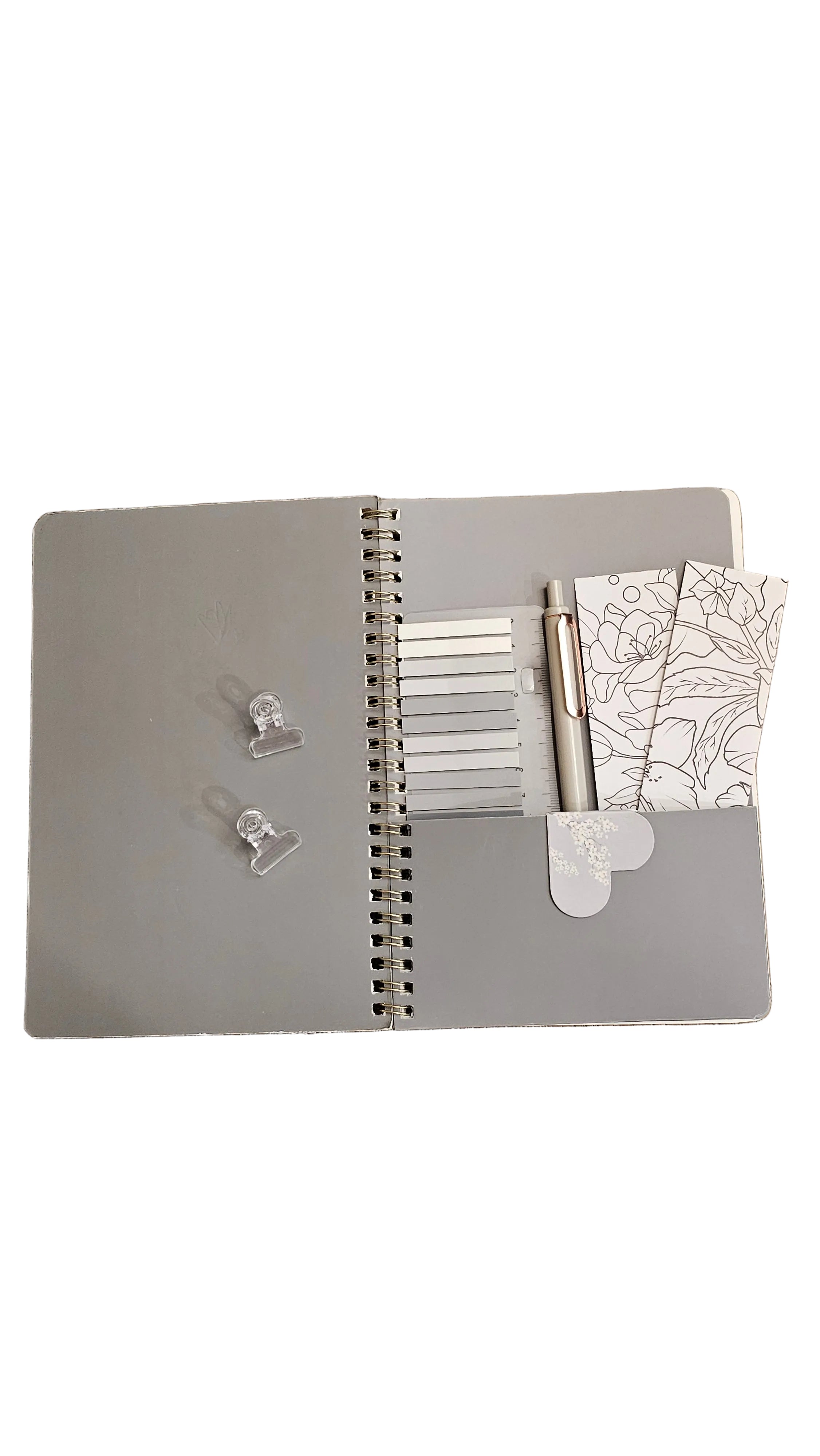 Elegant Gray Stationery Gift Set