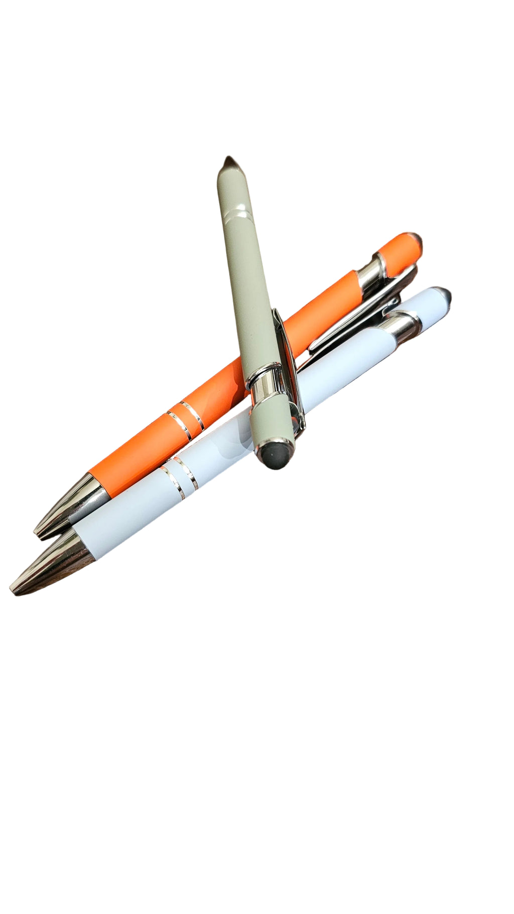 Soft Touch Stylus Ballpoint Pen Set (3-Pack)