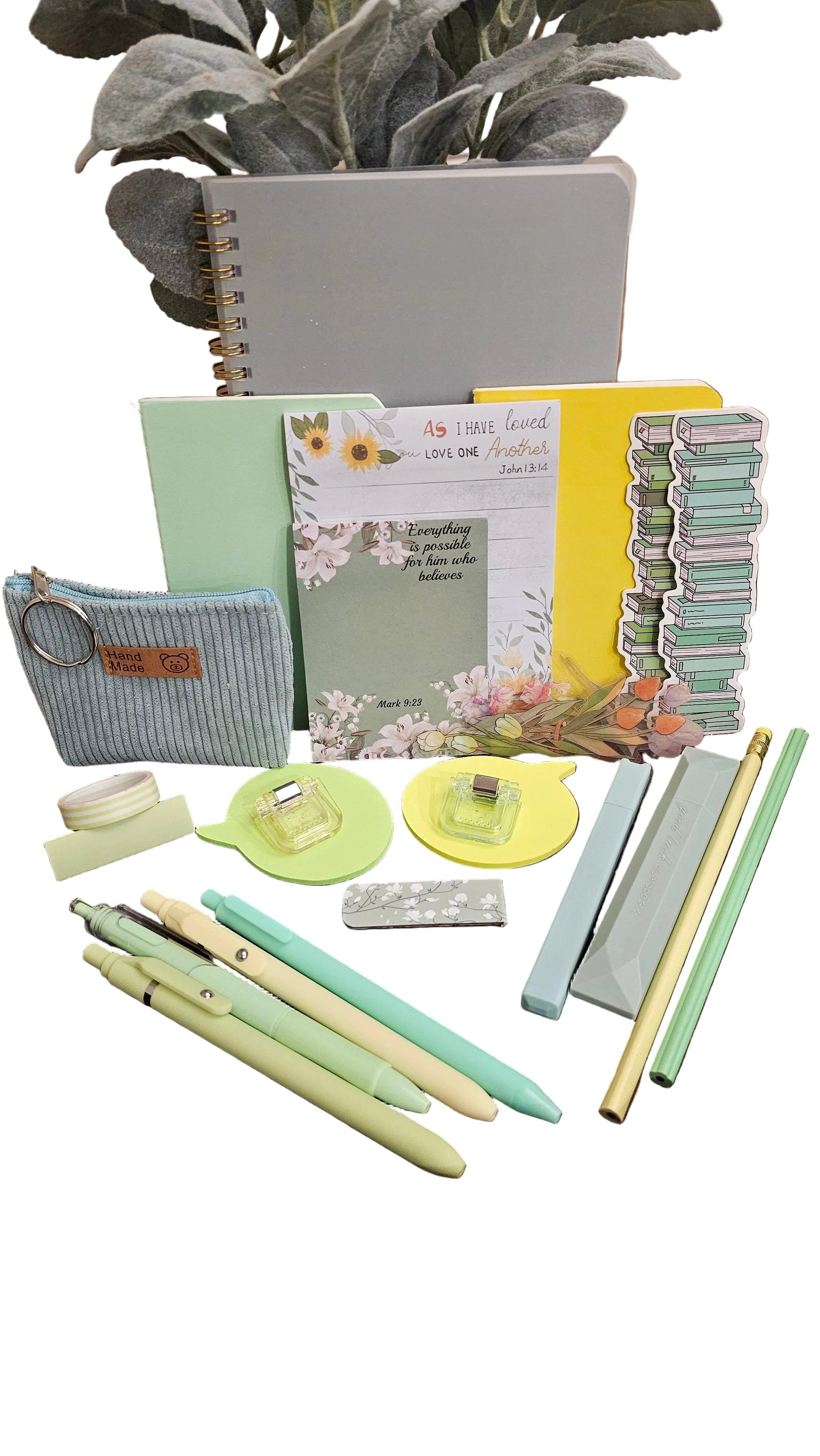 Sage & Sunshine Stationery Gift Set – 24 Piece Journal & Study Kit