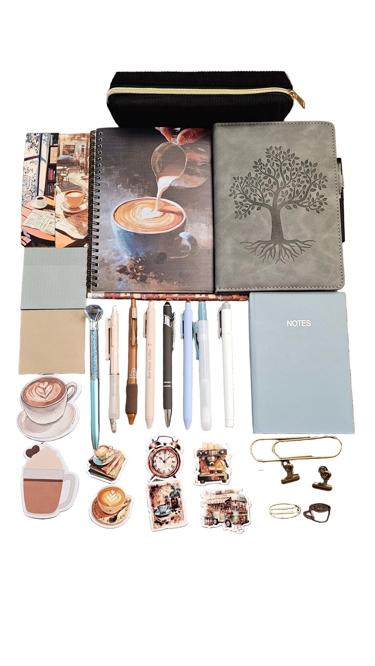 The Cozy Coffee Corner Premium Stationery Gift Set