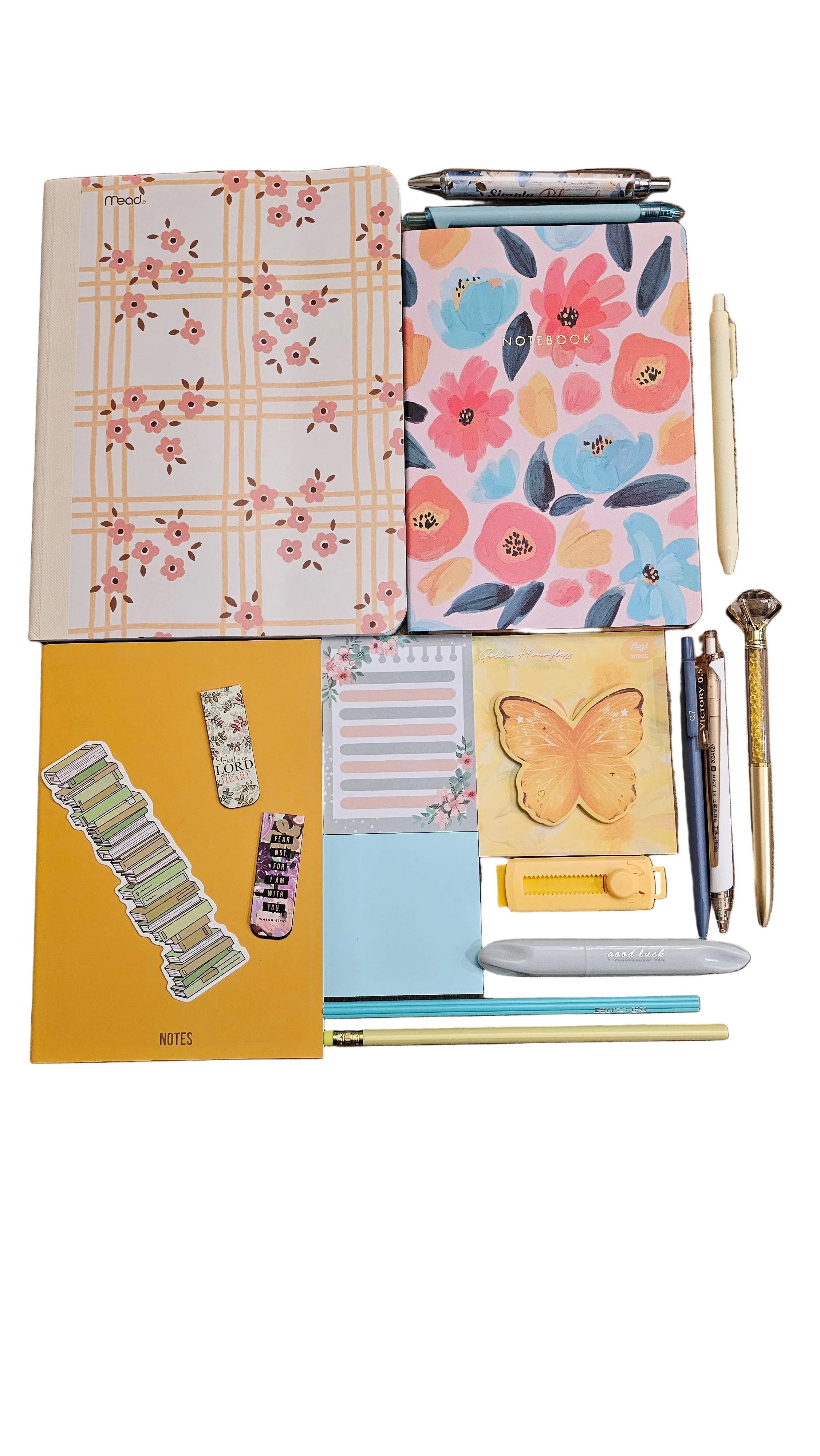 Bright Floral Stationery Gift Set