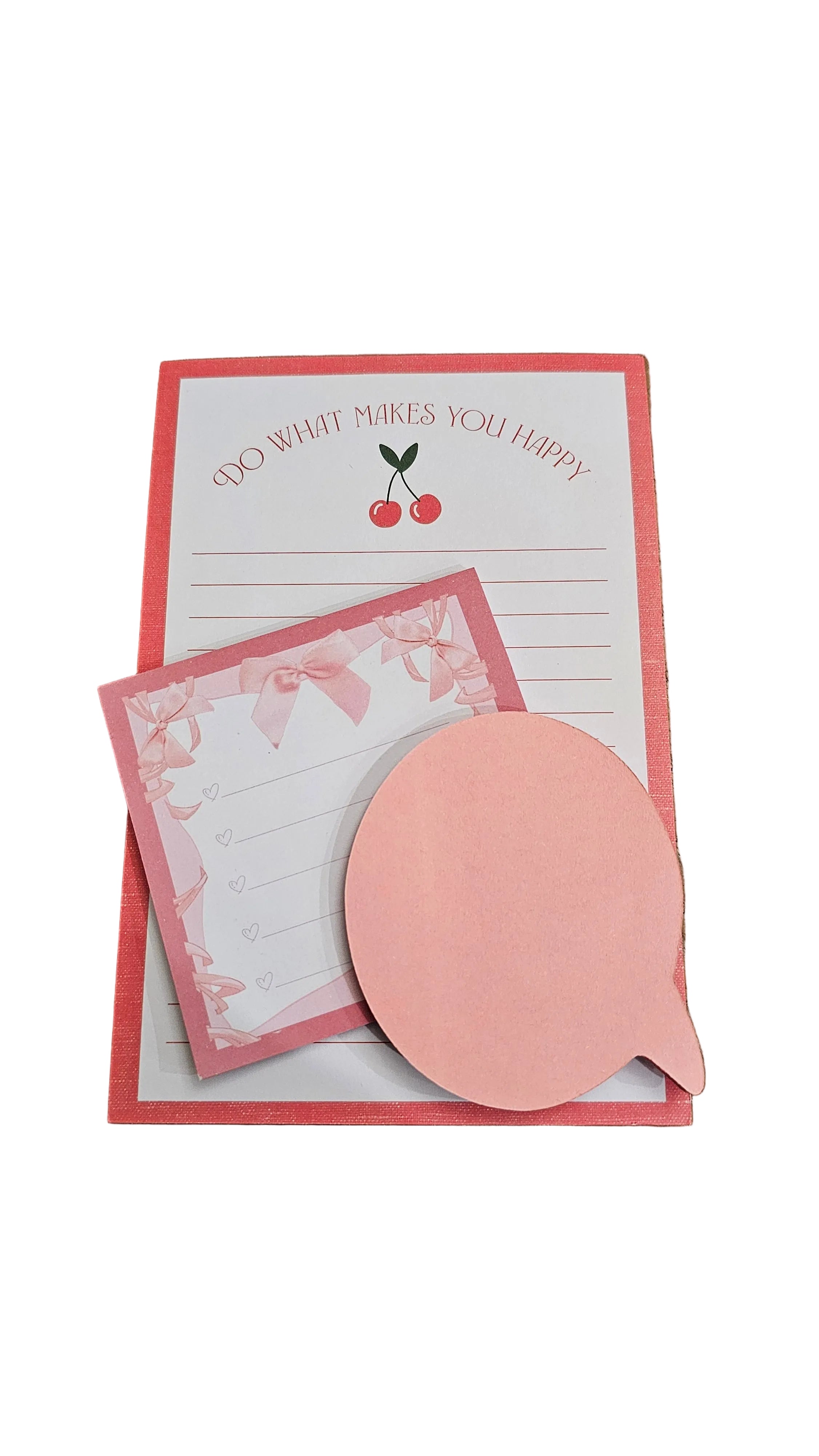 Cherry Bow Stationery Gift Set