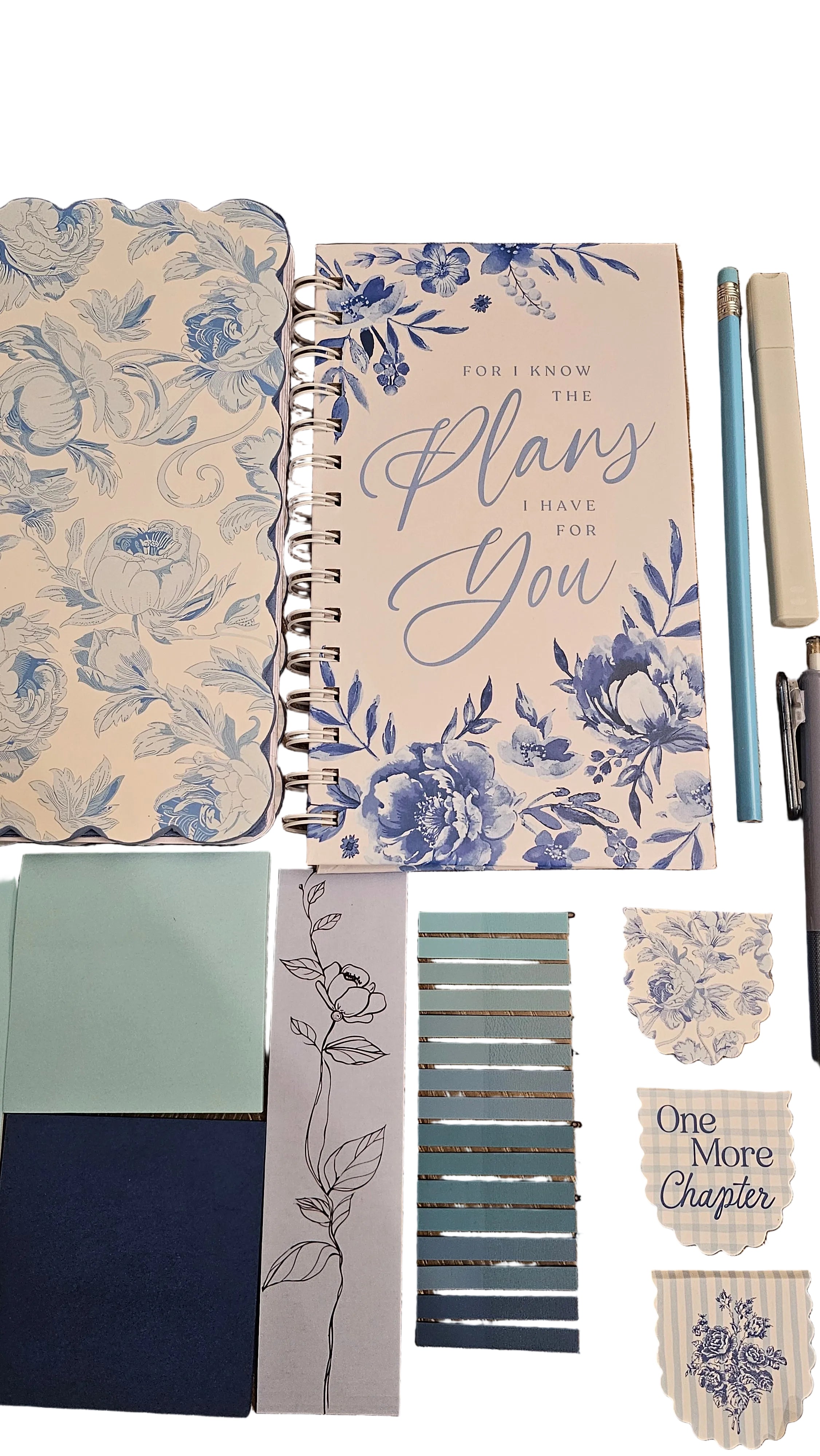 Blooming Blue Stationery Gift Set