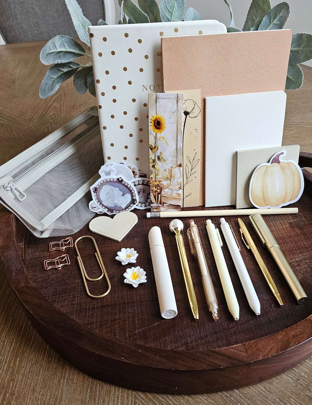 Golden Pearl Stationery Gift Set