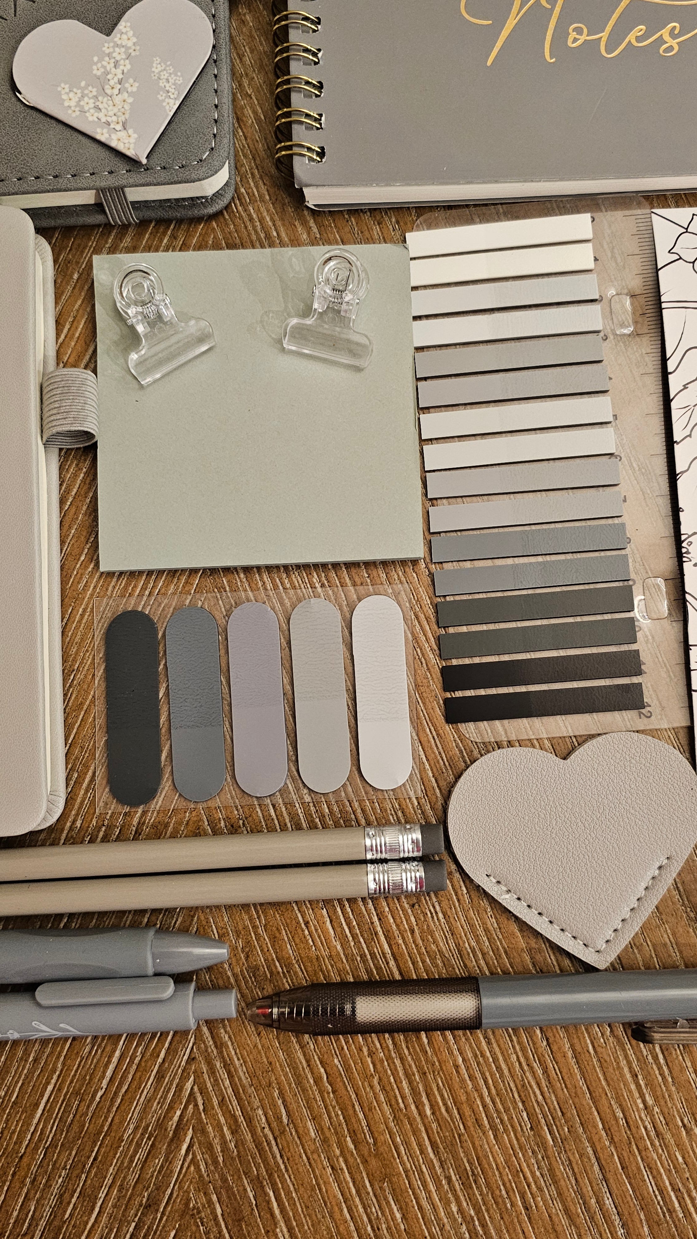 Elegant Gray Stationery Gift Set