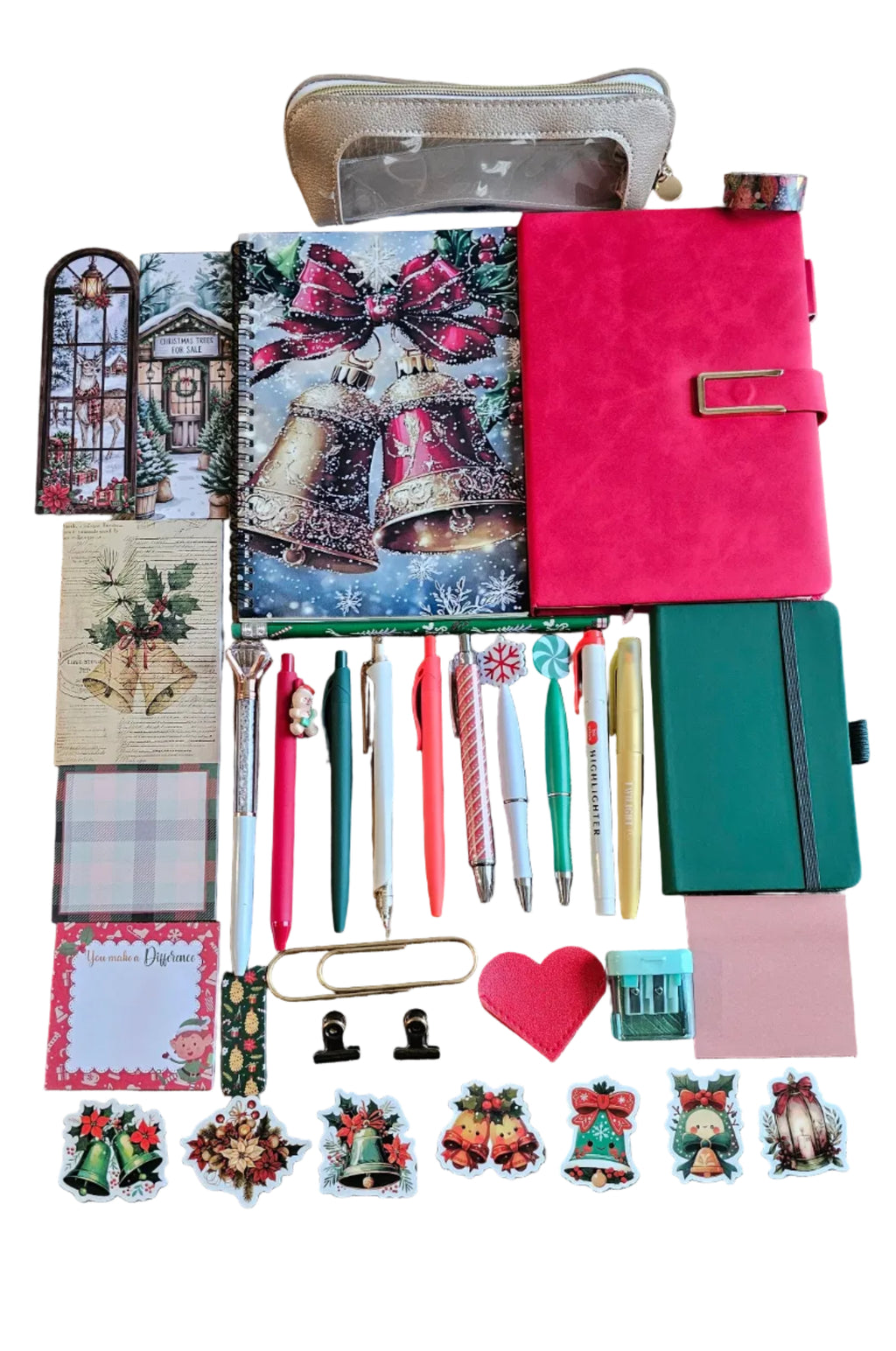The Christmas Bells of Elegance Stationery Gift Set