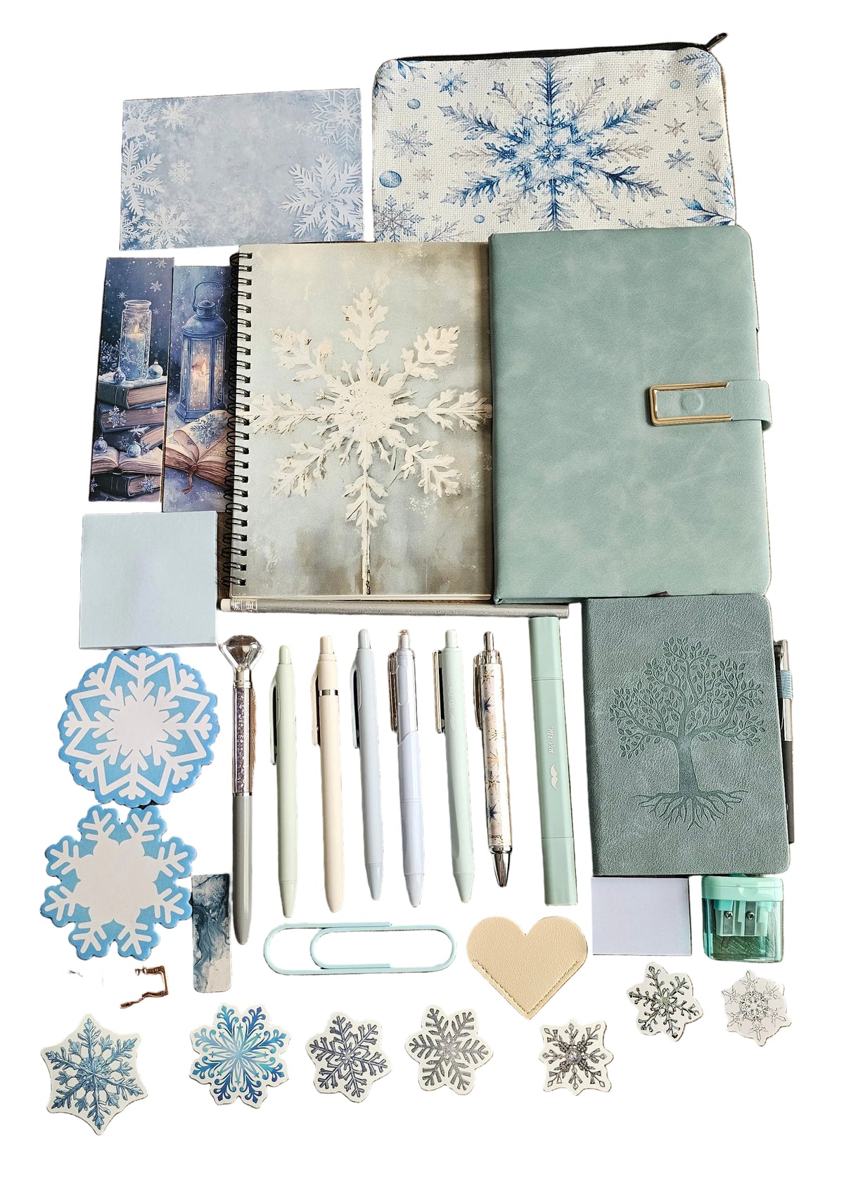 A Touch of Frost & Glow Deluxe Stationery Gift Set ❄️🩵