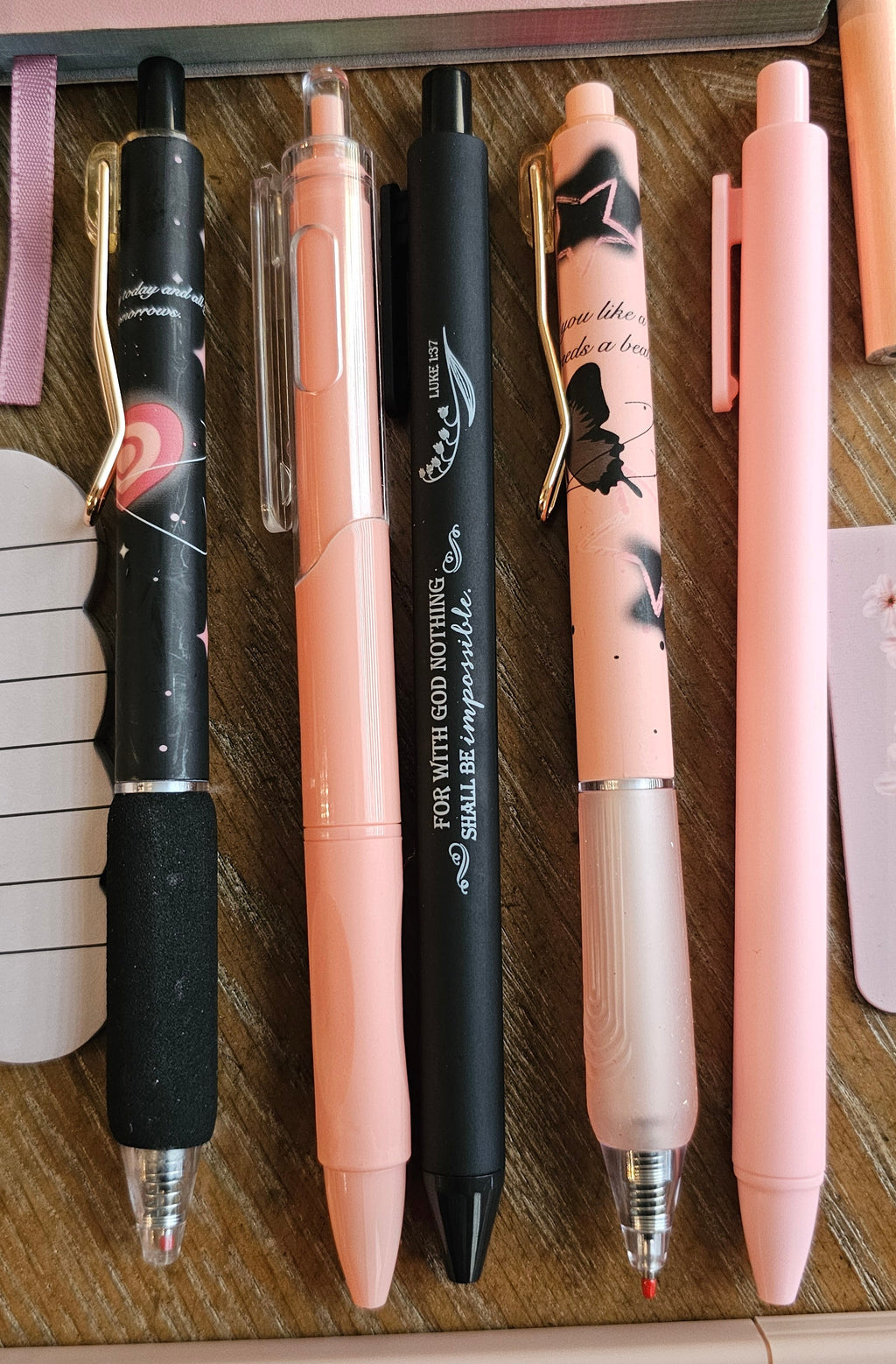 Blush & Noir Stationery Gift Set