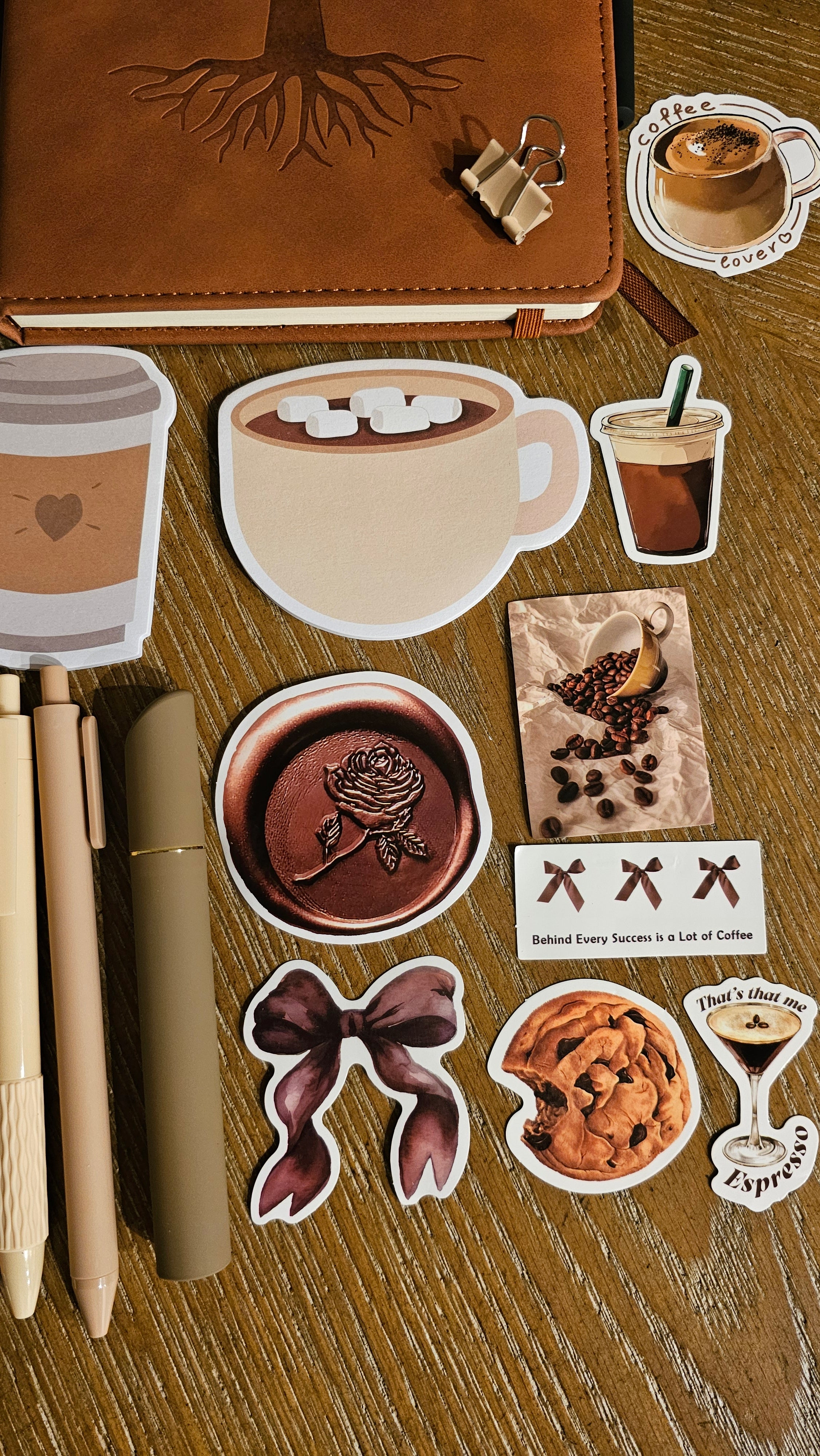 Cozy Coffee Stationery Gift Set