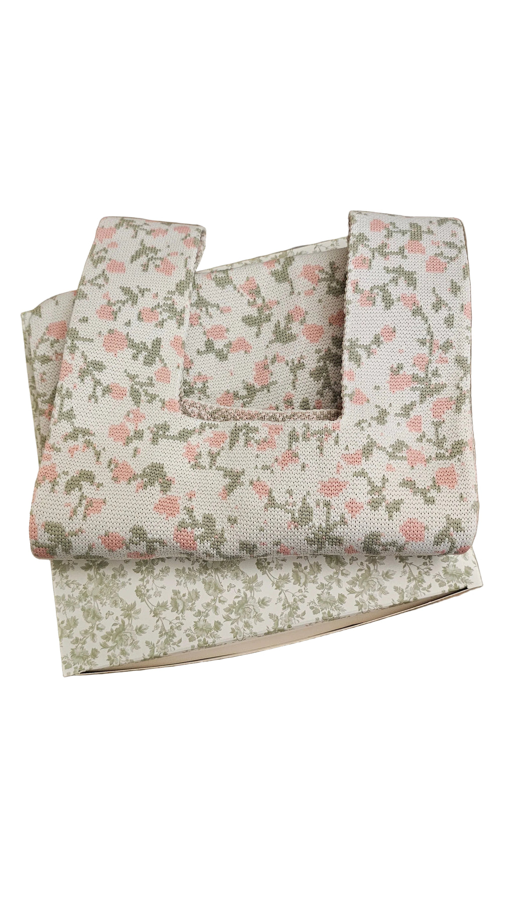 Reusable Knit Mini Tote Bag – Floral Collection