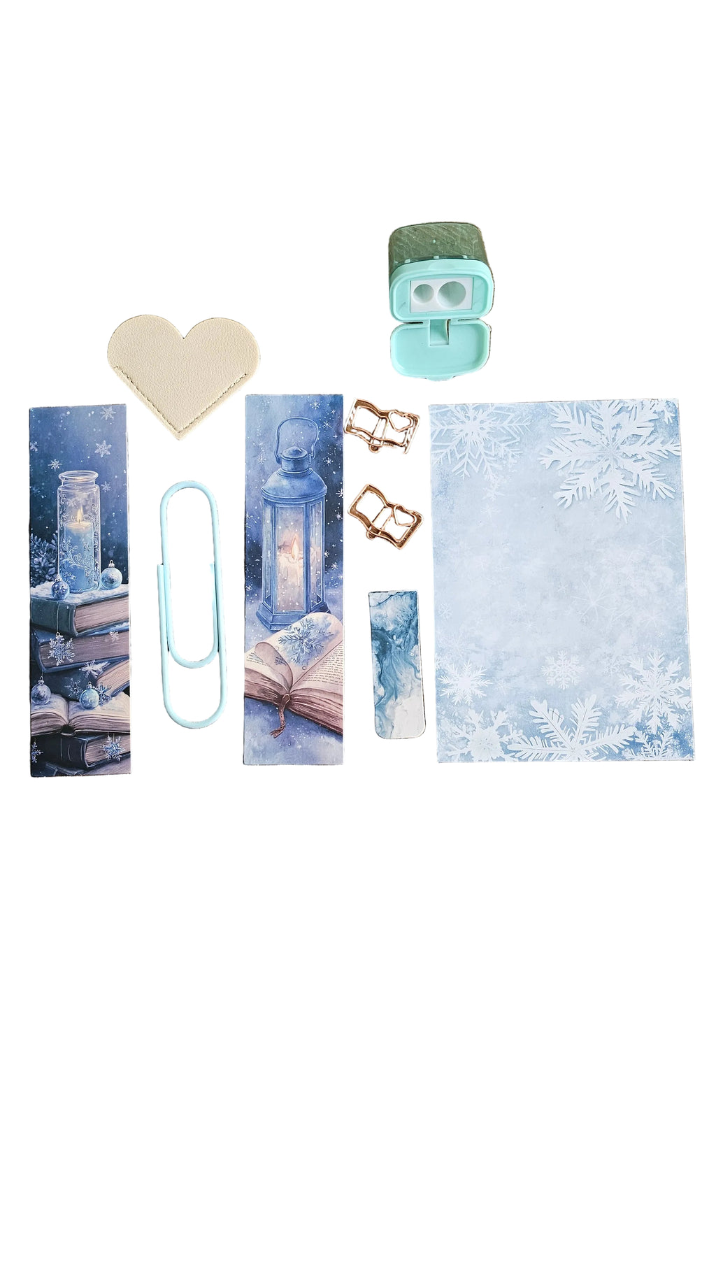 A Touch of Frost & Glow Deluxe Stationery Gift Set ❄️🩵