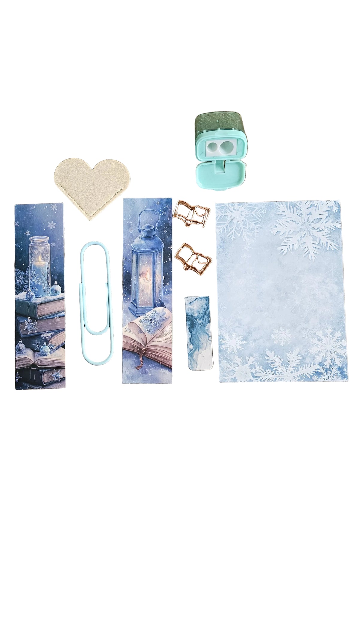A Touch of Frost & Glow Deluxe Stationery Gift Set ❄️🩵