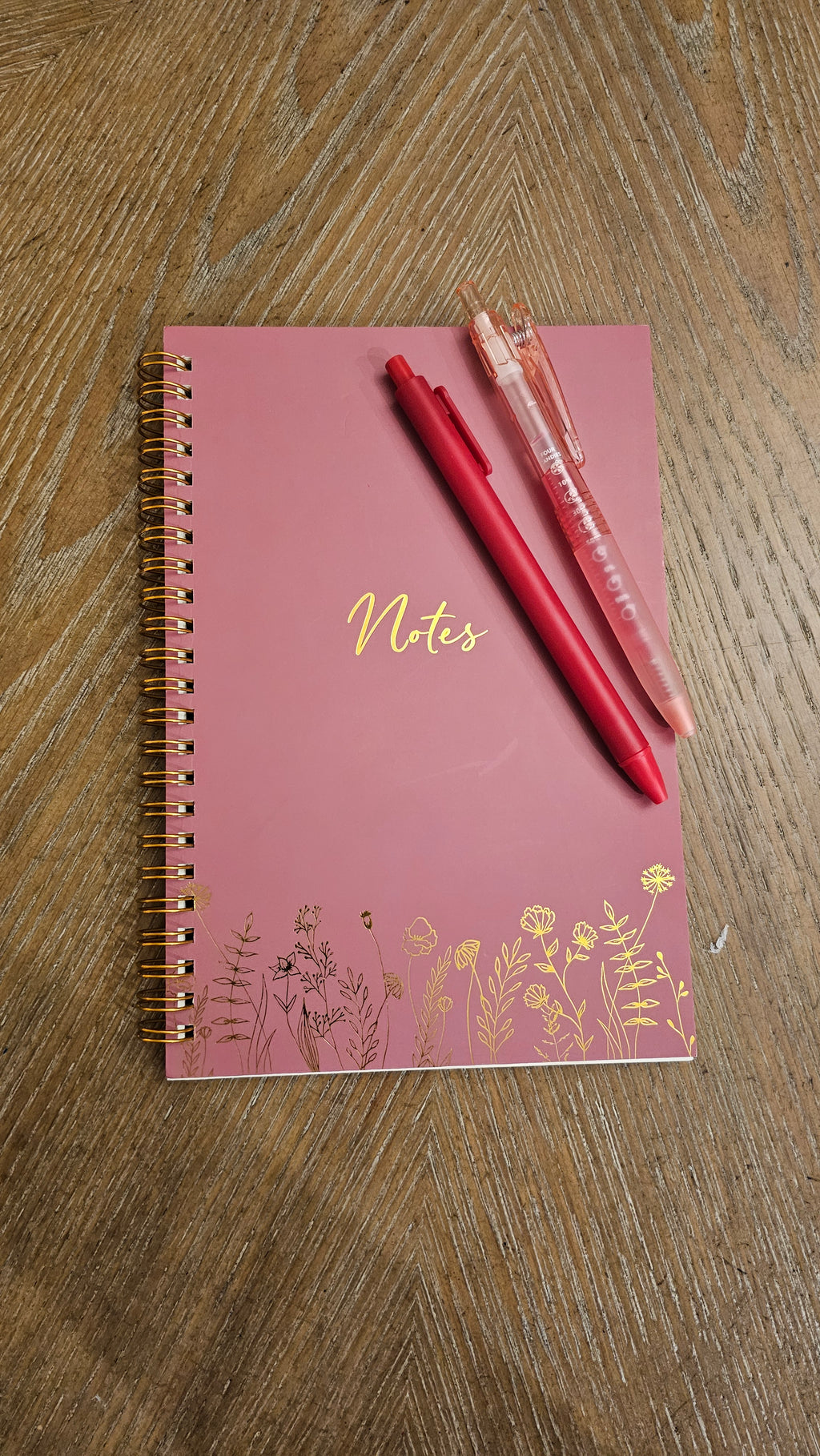 Crimson Bloom Stationery Gift Set