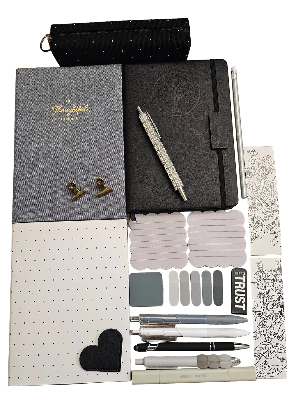 Classic Monochrome Stationery Gift Set