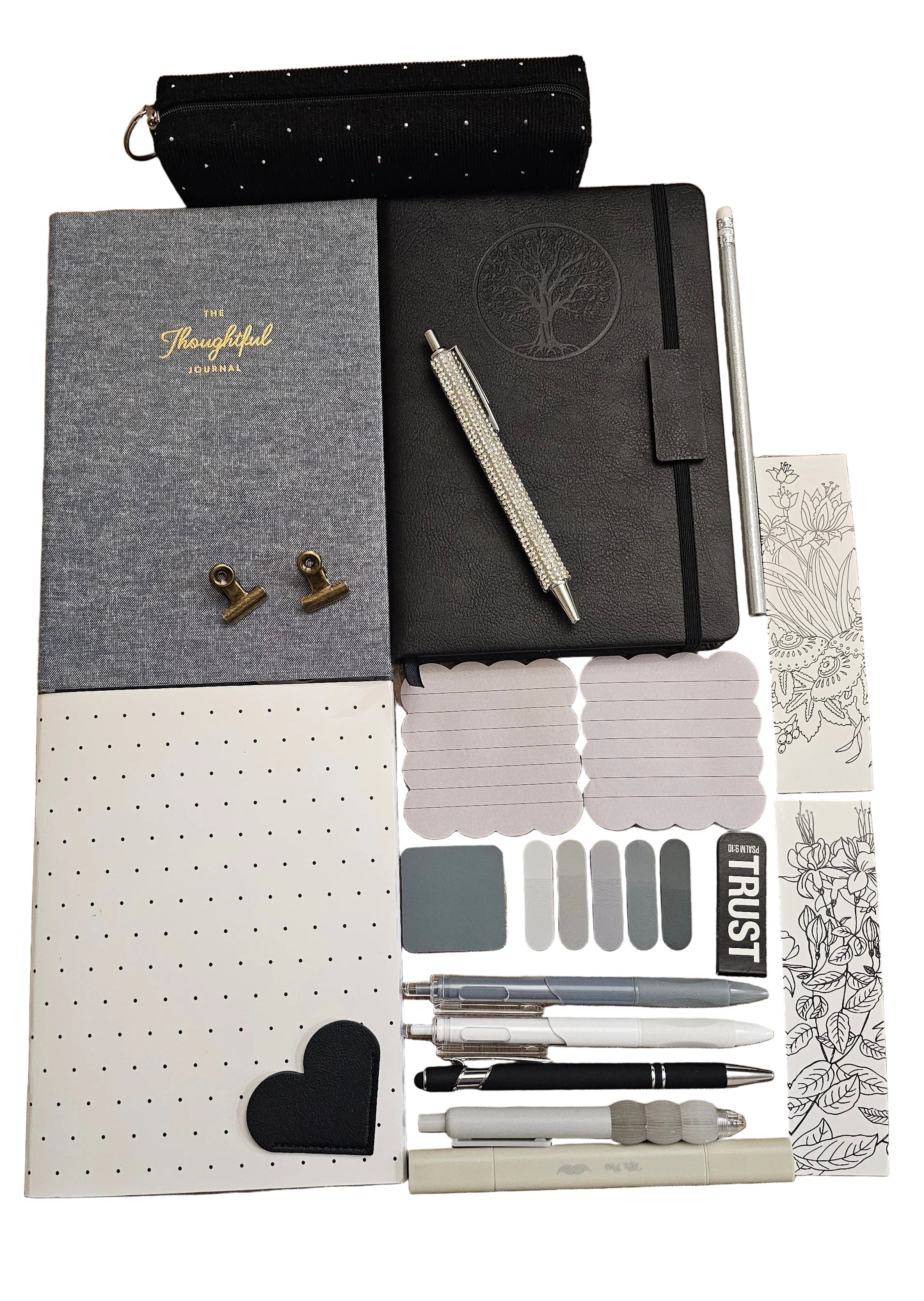 Classic Monochrome Stationery Gift Set