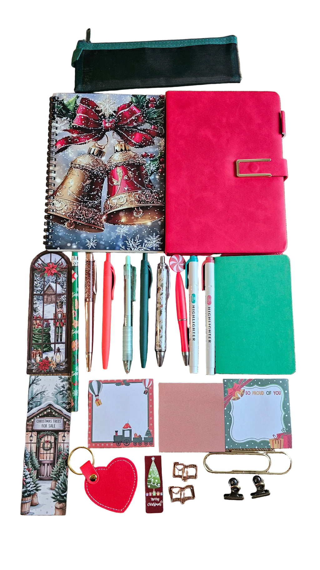 The Christmas Bells of Elegance Stationery Gift Set