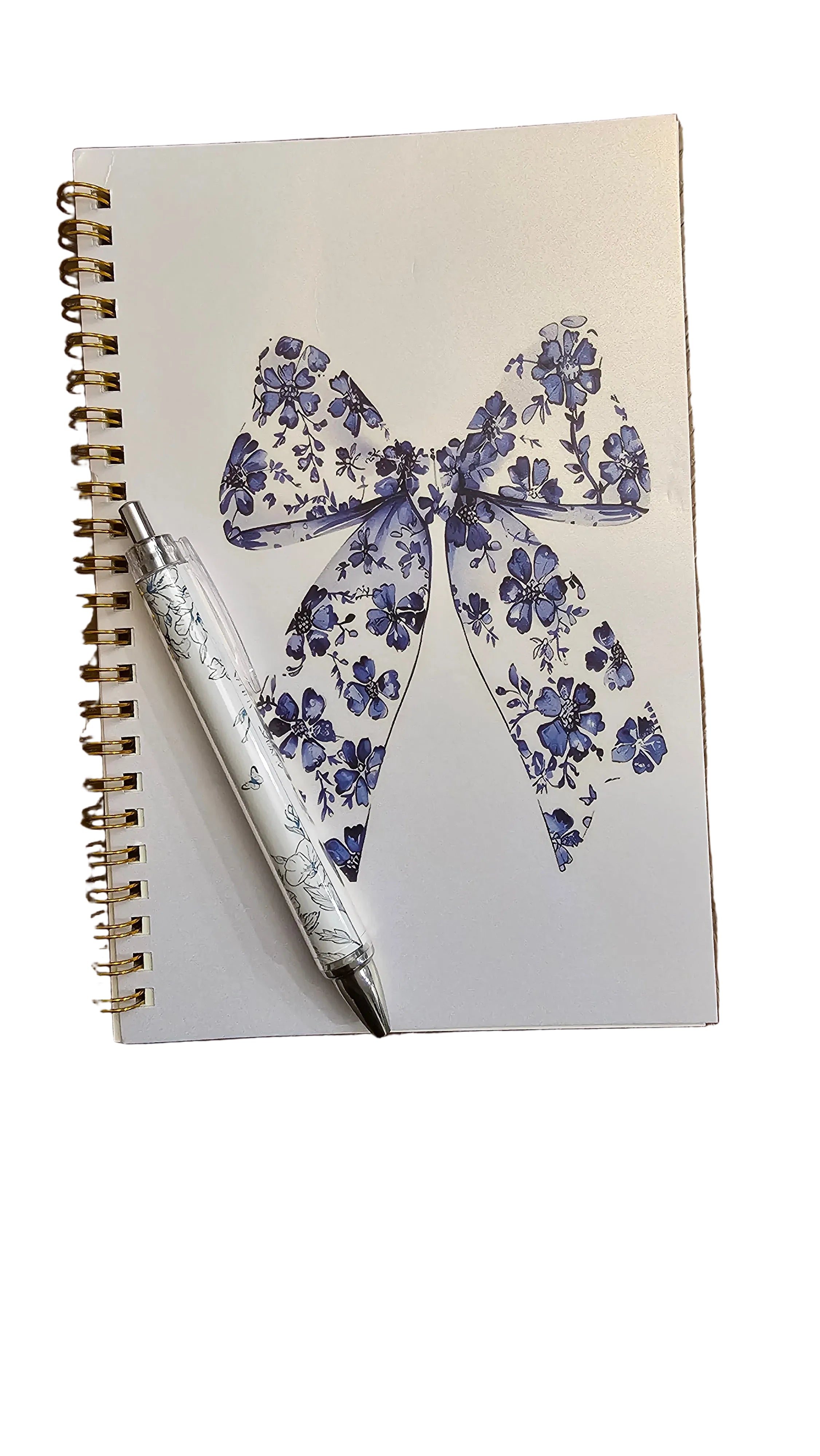 Blue Floral Stationery Gift Set