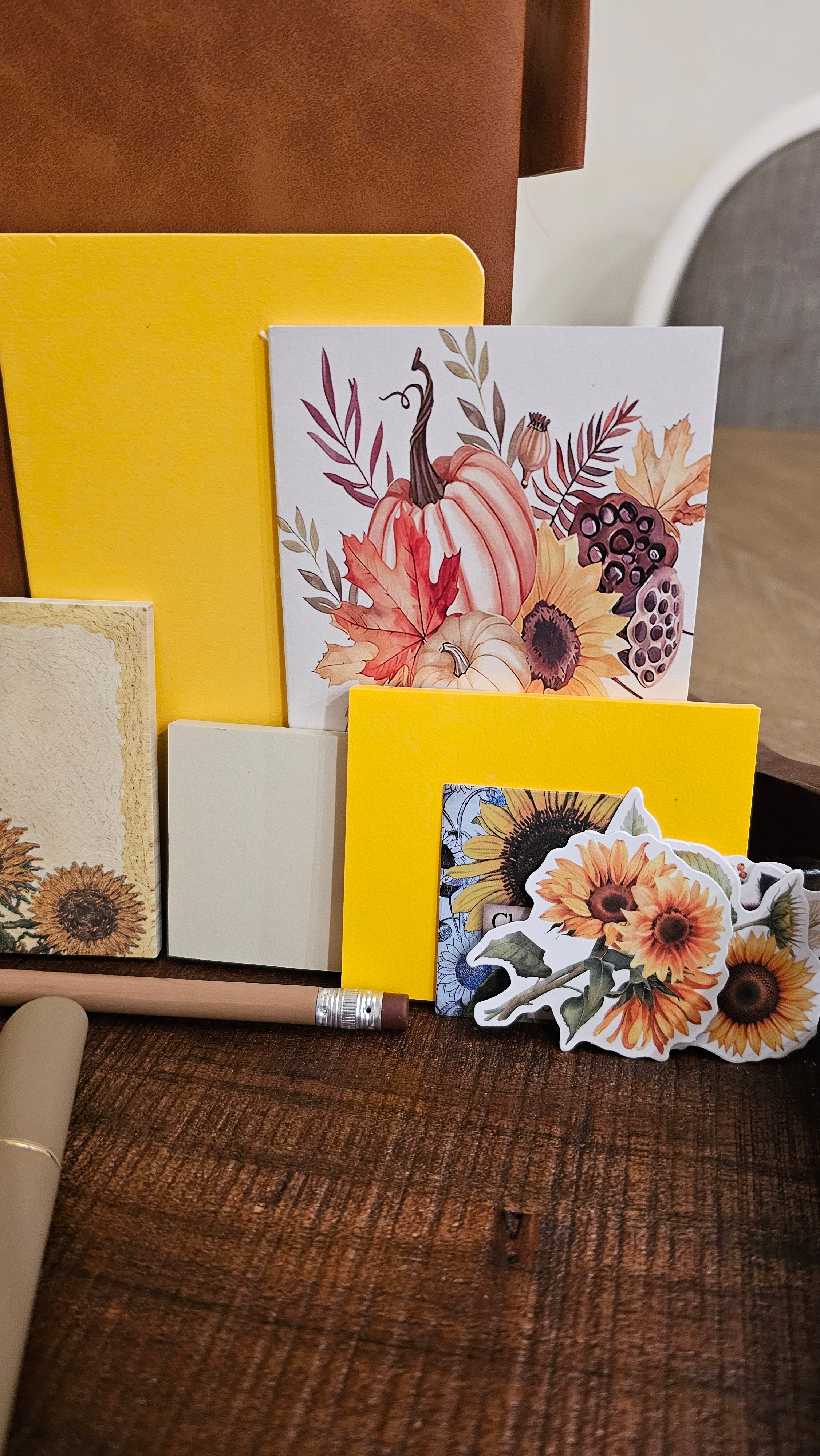Golden Harvest Stationery Gift Set