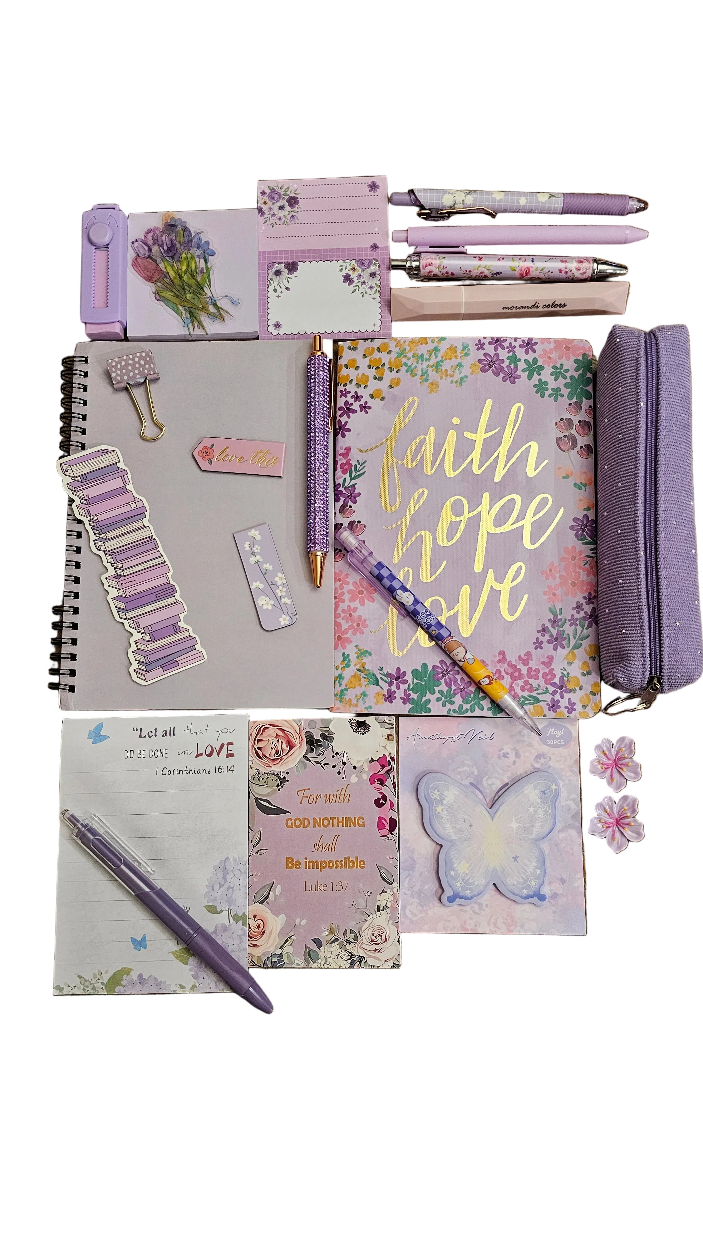 Lavender Faith Stationery Gift Set