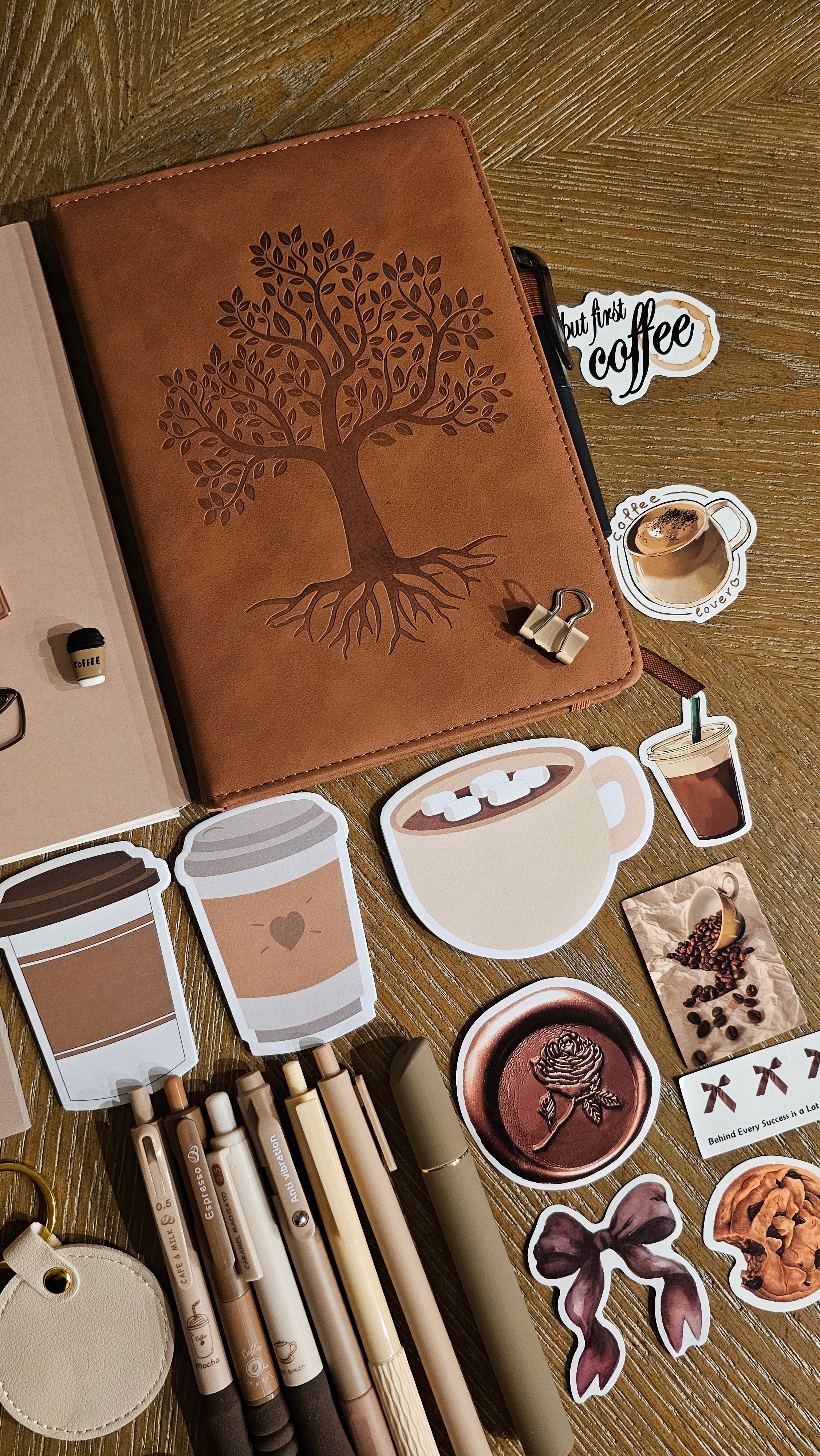 Cozy Coffee Stationery Gift Set