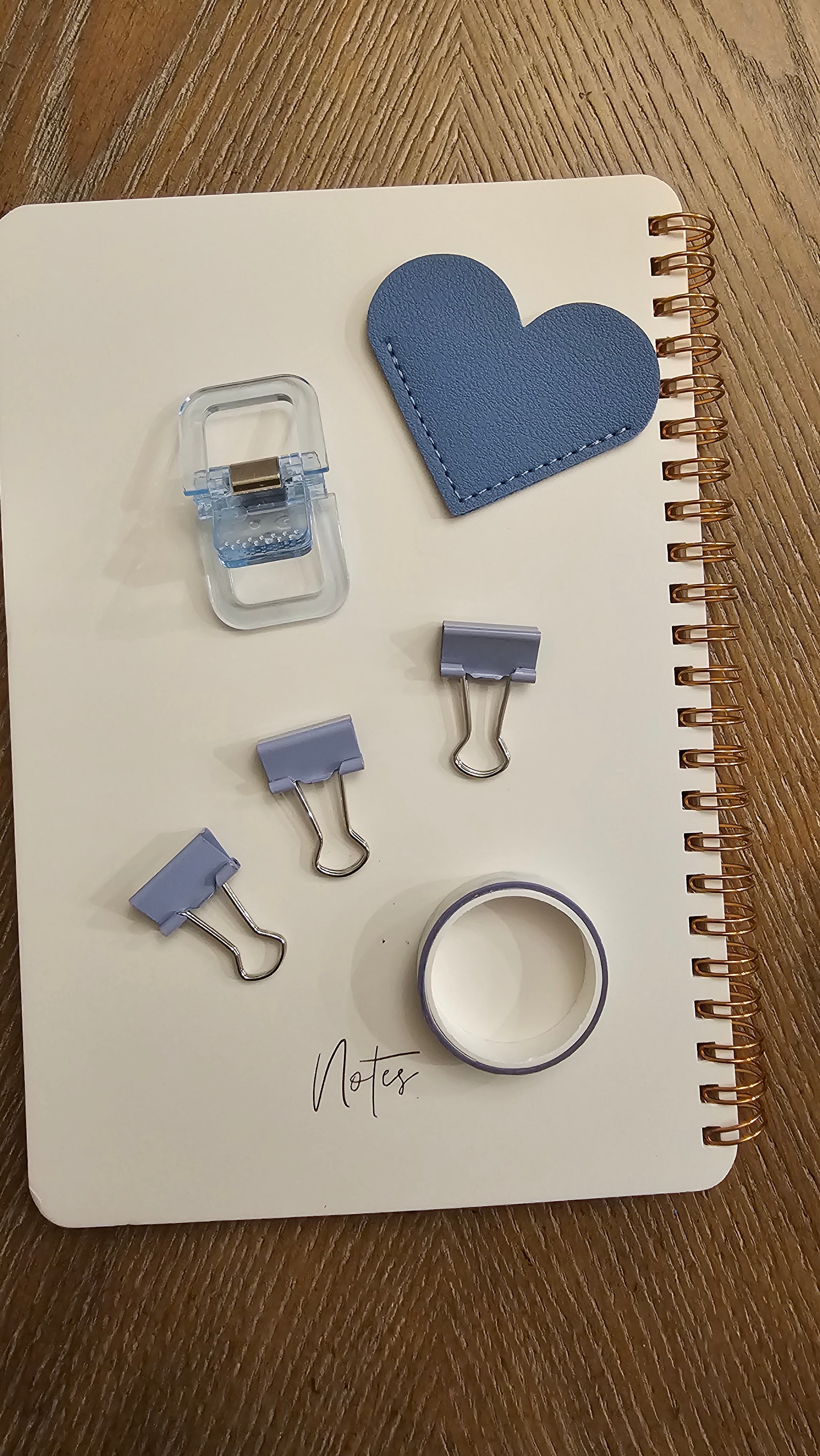 Blue Floral Stationery Gift Set