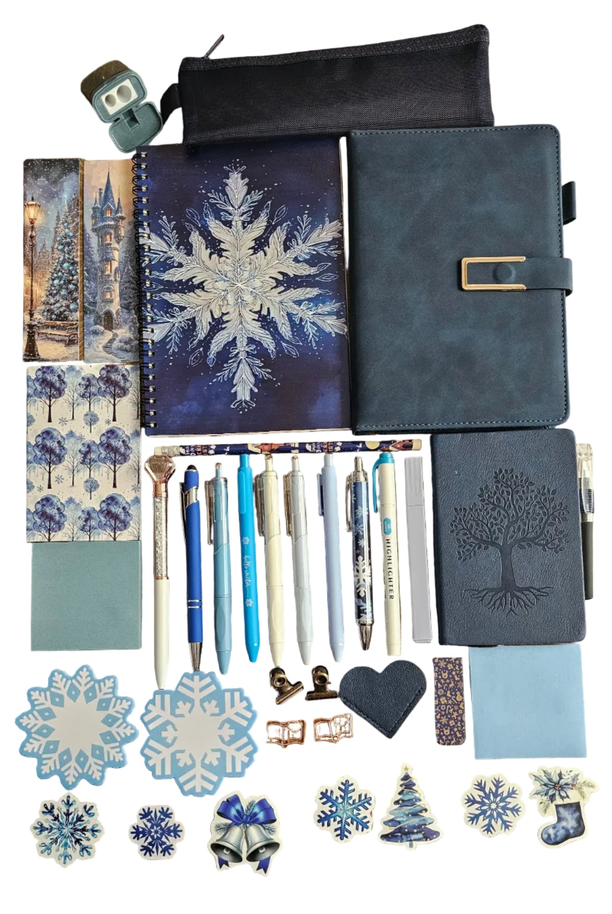 The Midnight Snowflake Ball Stationery Gift Set