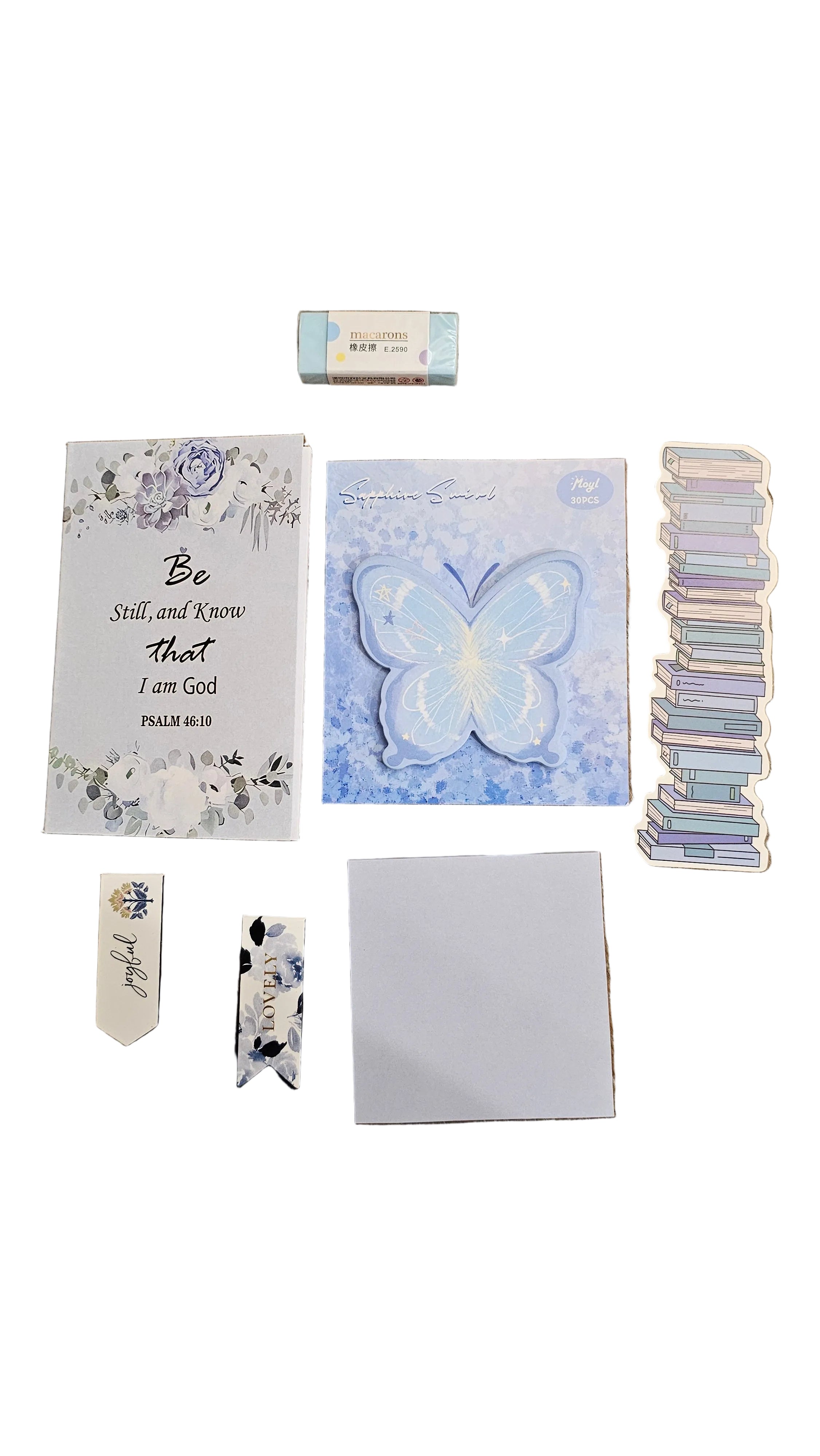 Blue Blossom Deluxe Stationery Gift Set