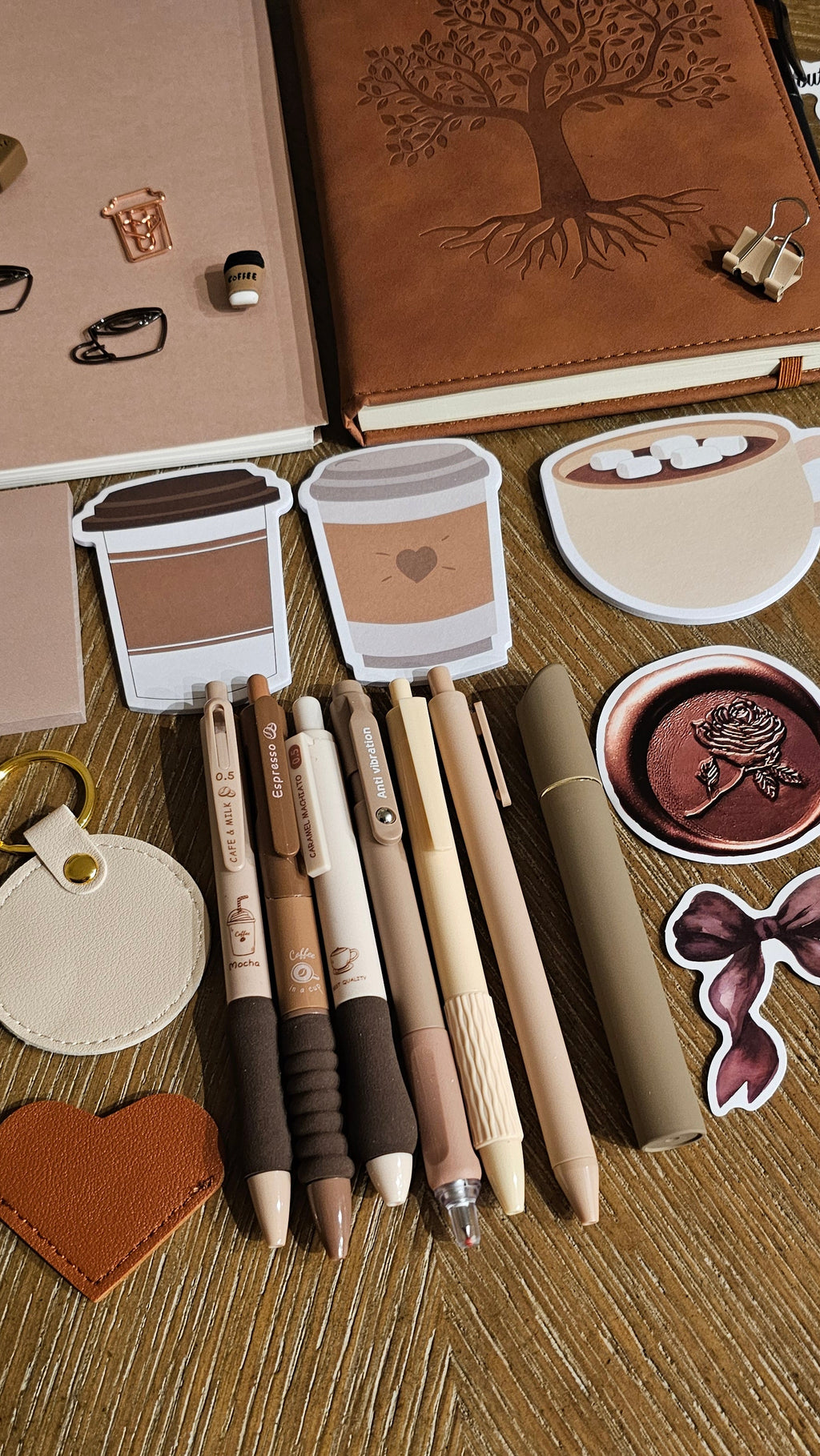 Cozy Coffee Stationery Gift Set